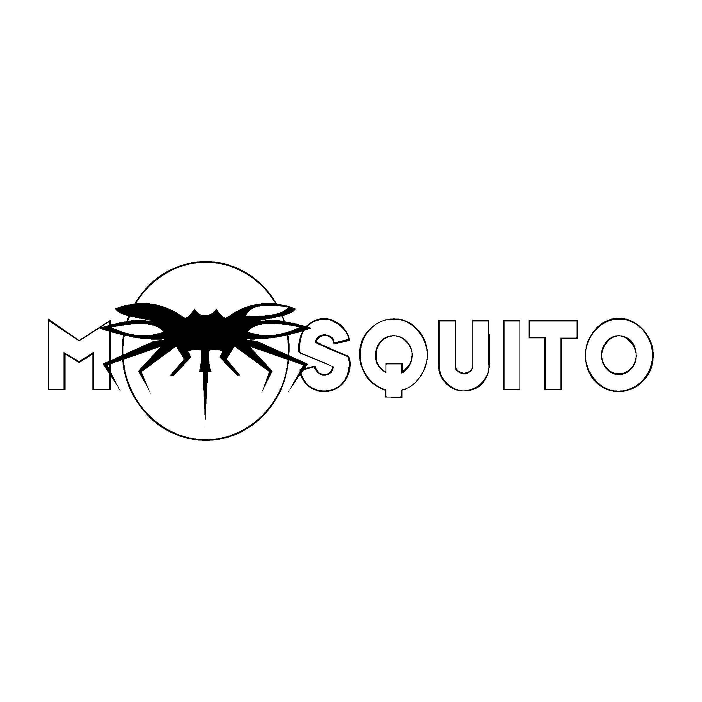 Mosquito Logo black and white
