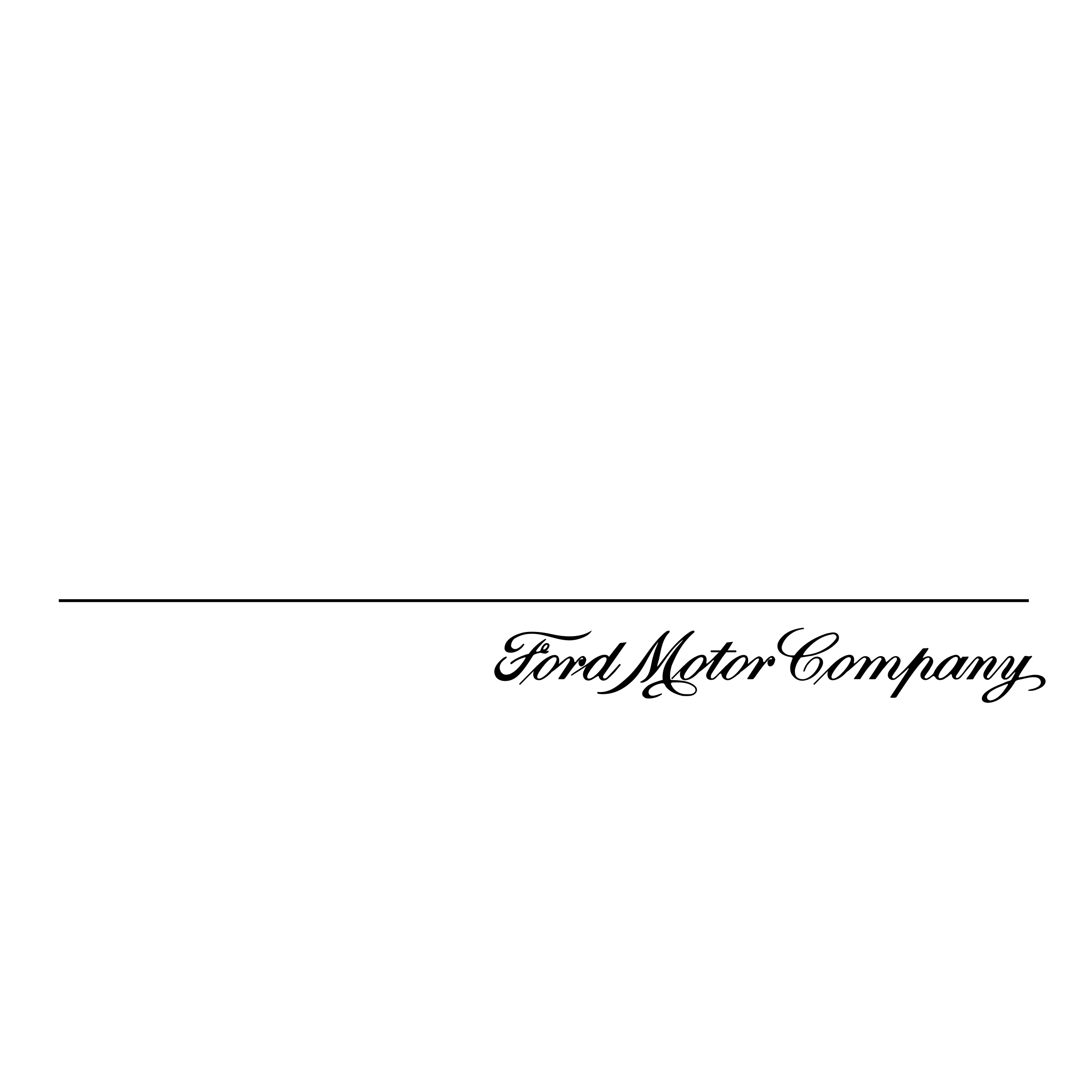 Motorcraft Logo black and white