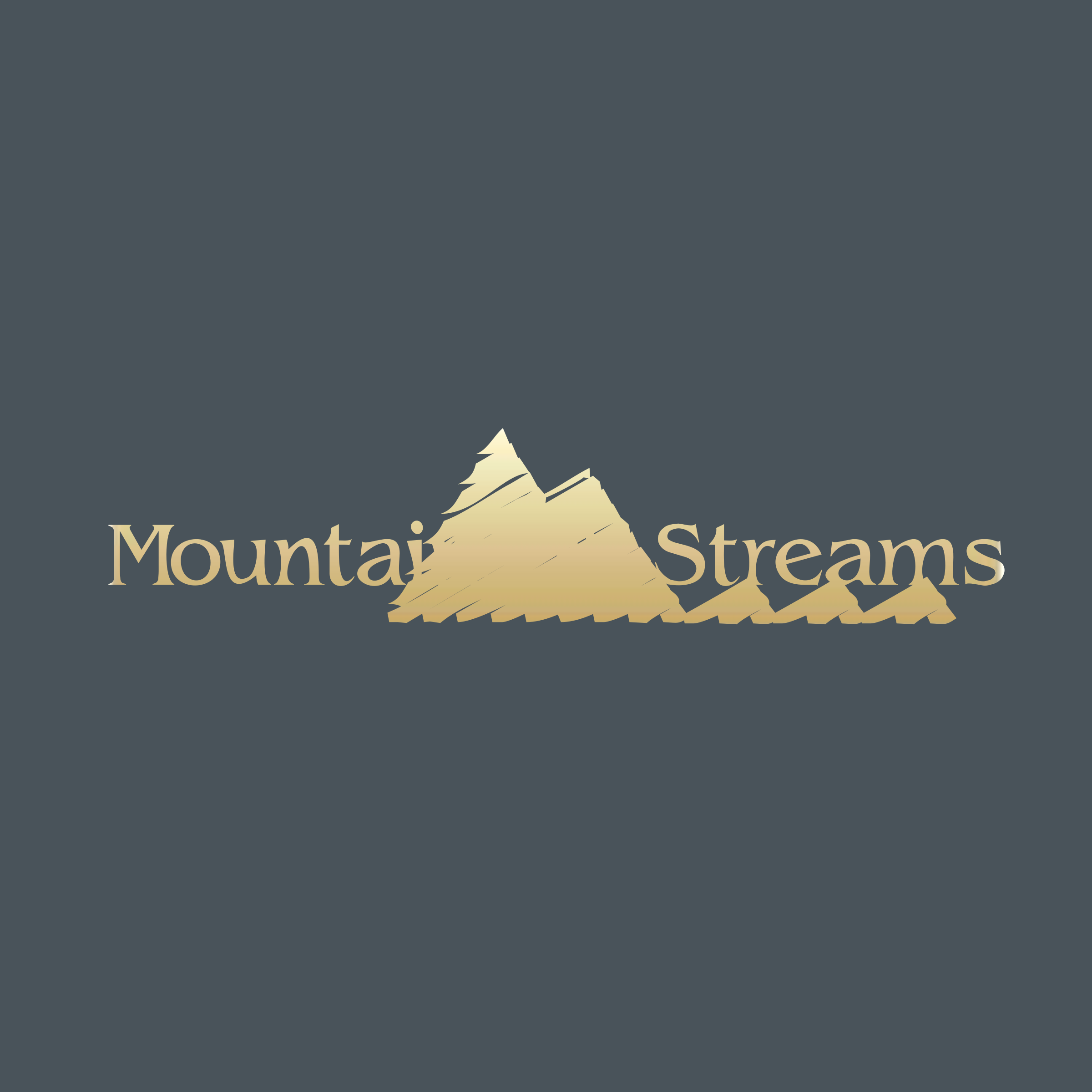 Mountains & Streams Logo png transparent
