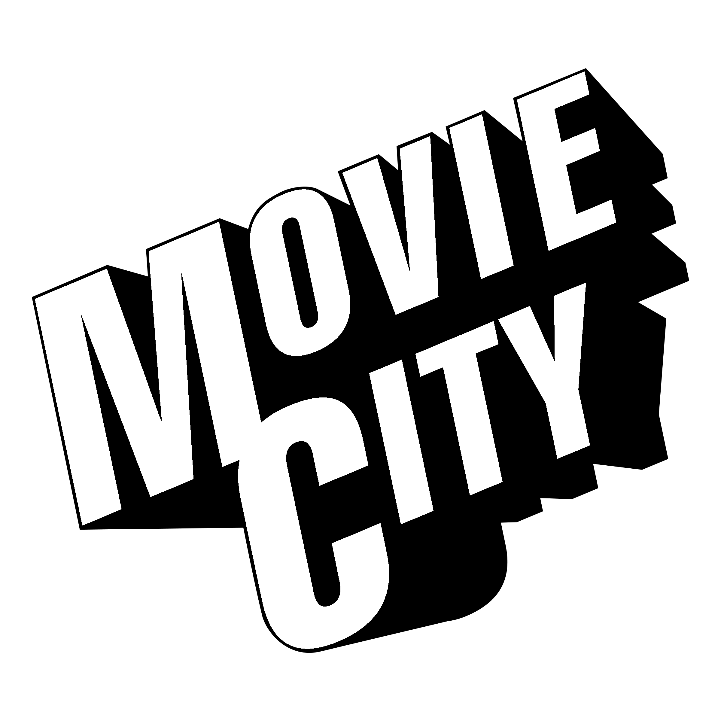 Movie City Logo black and white