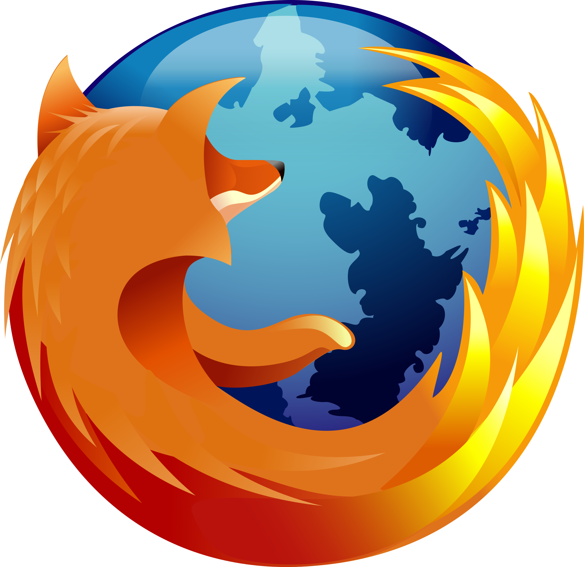 firefox logo transparent background