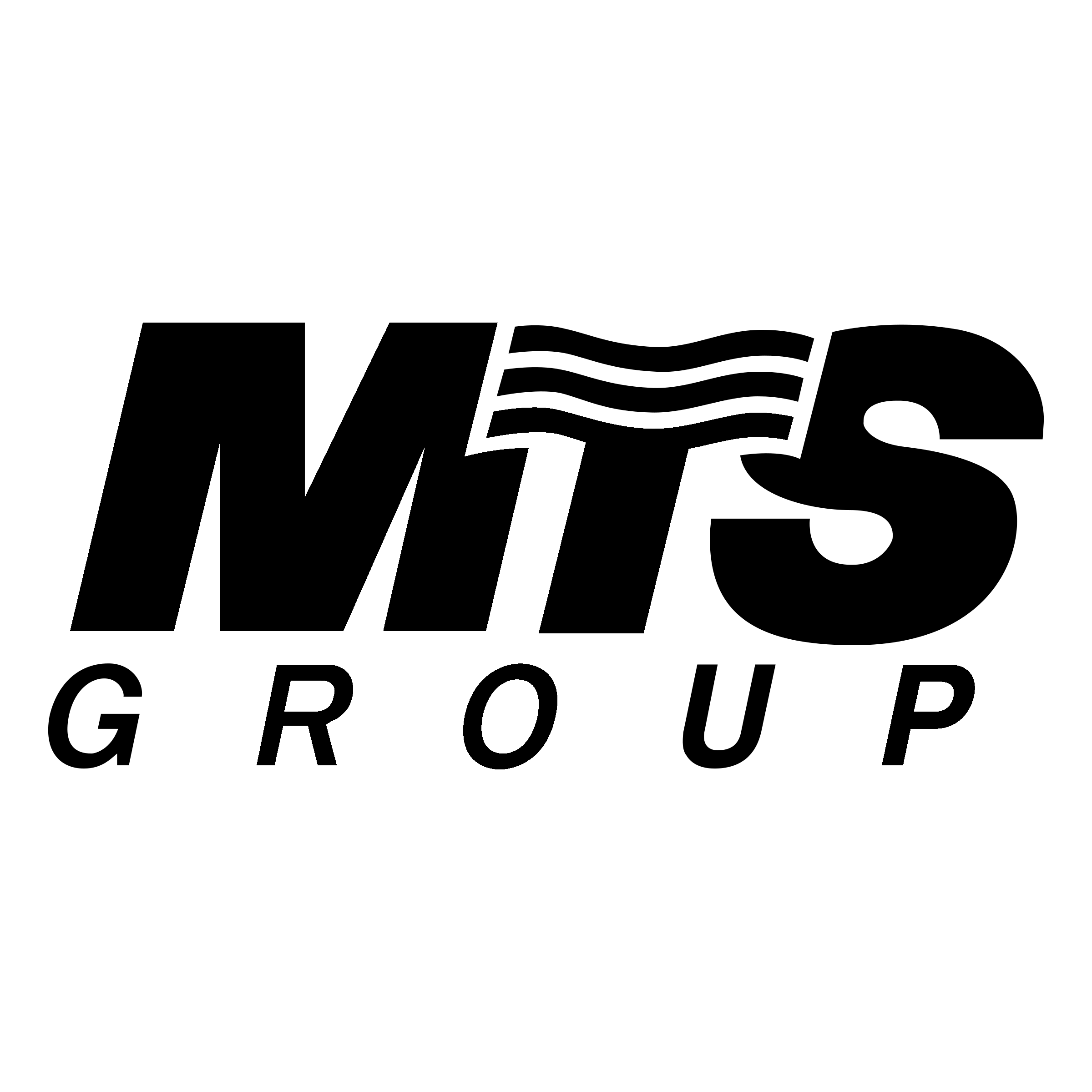 MTS Group Logo black and white