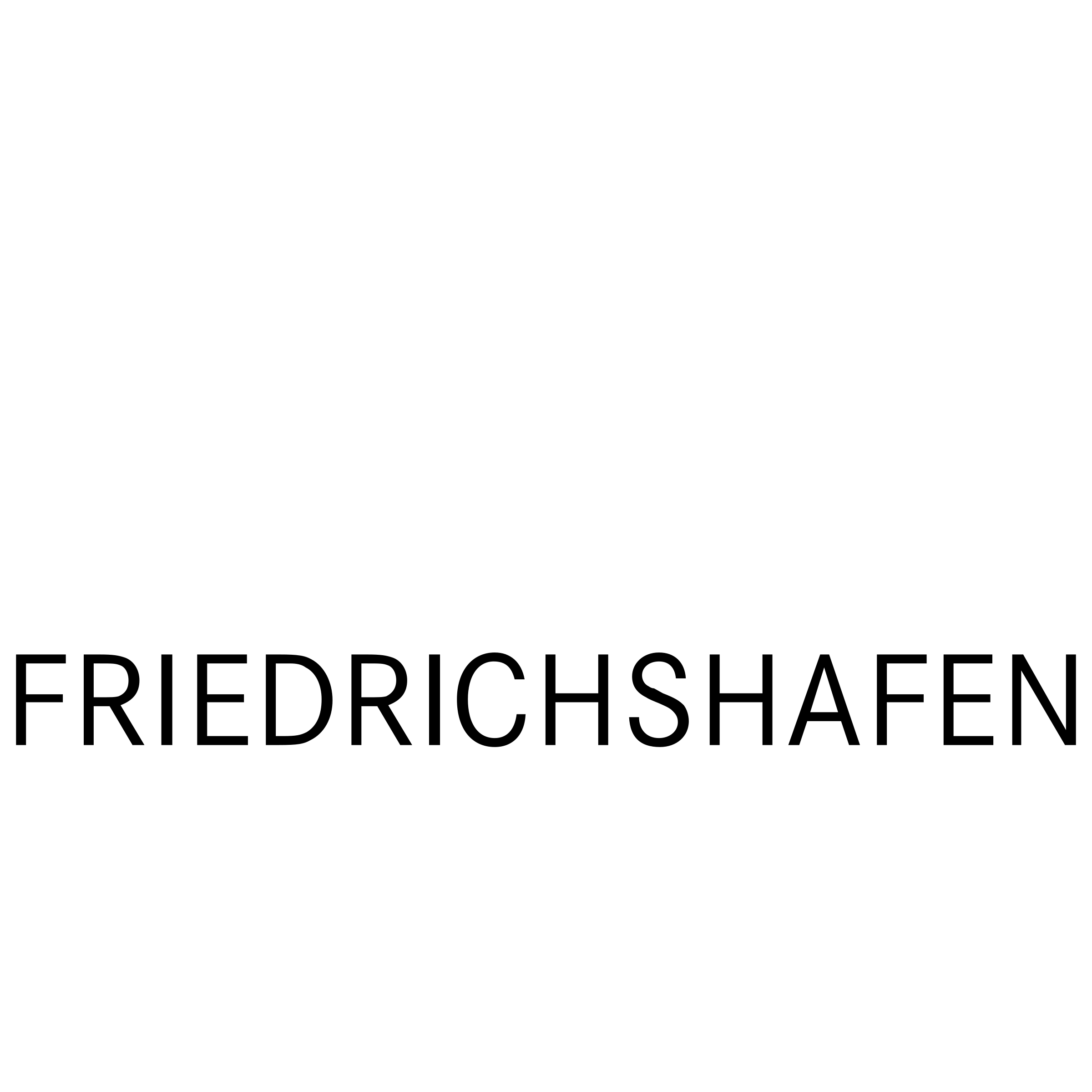 MTU Friedrichshafen Logo black and white