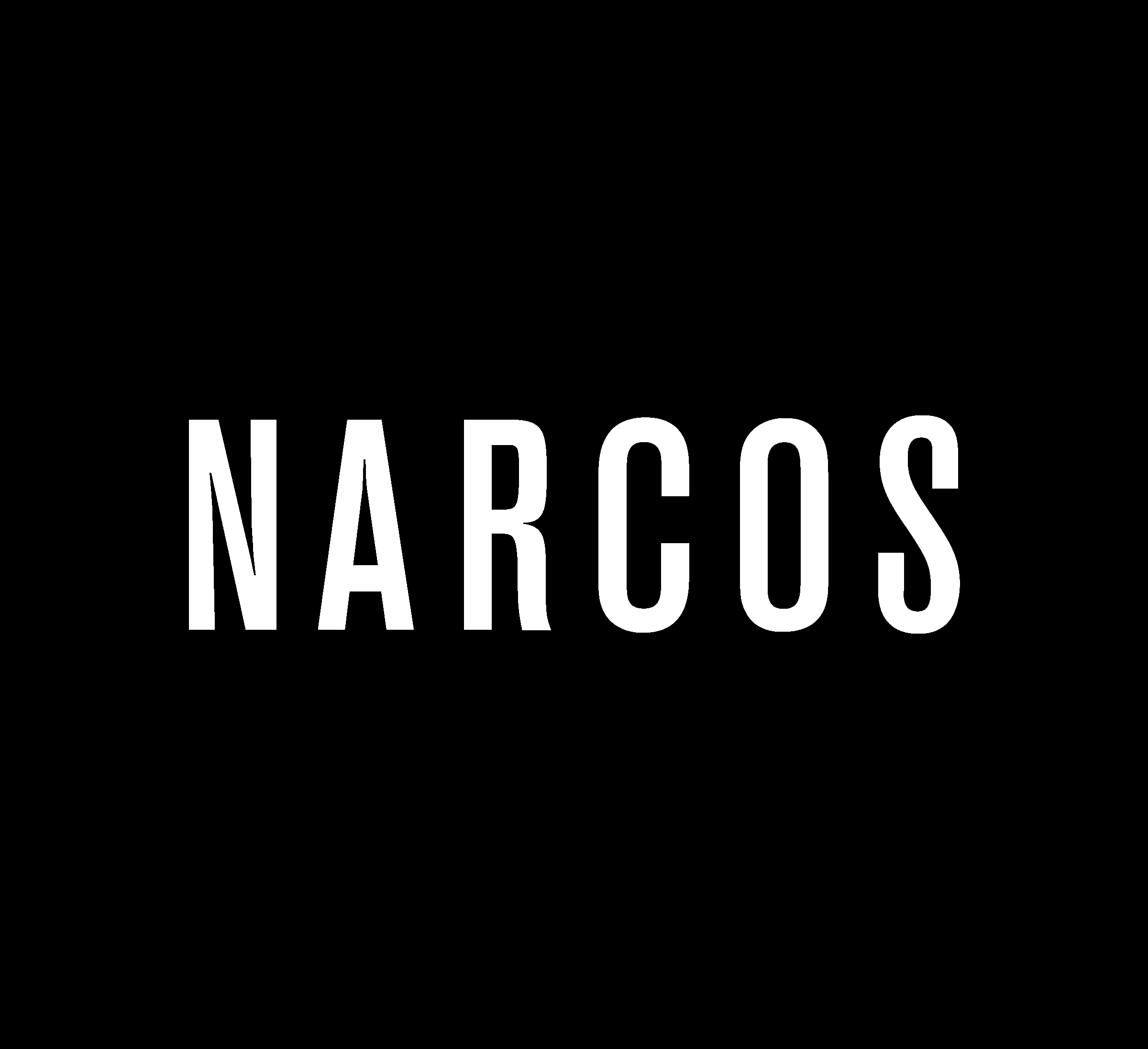 Narcos Logo black and white
