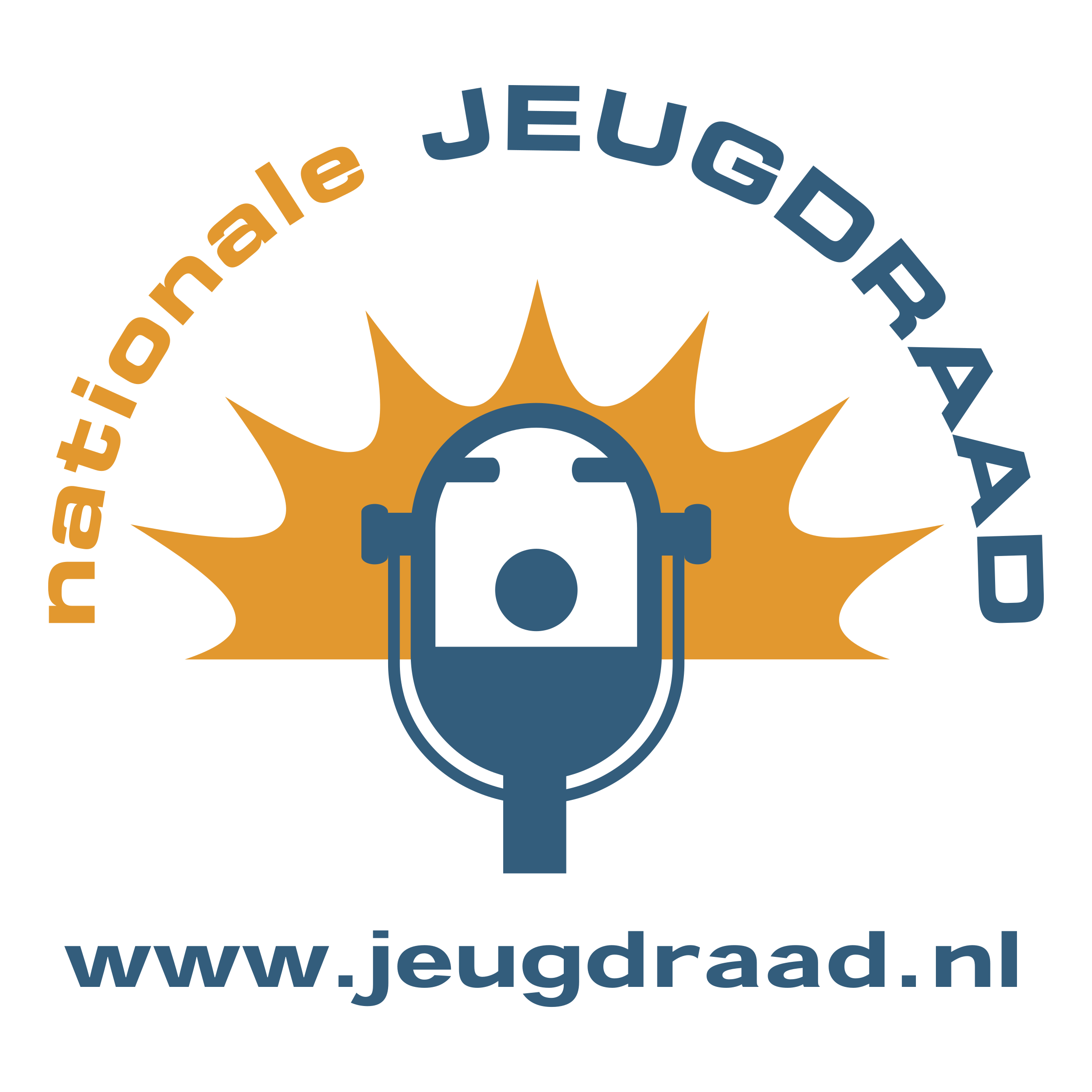 Nationale Jeugdraad Logo png transparent