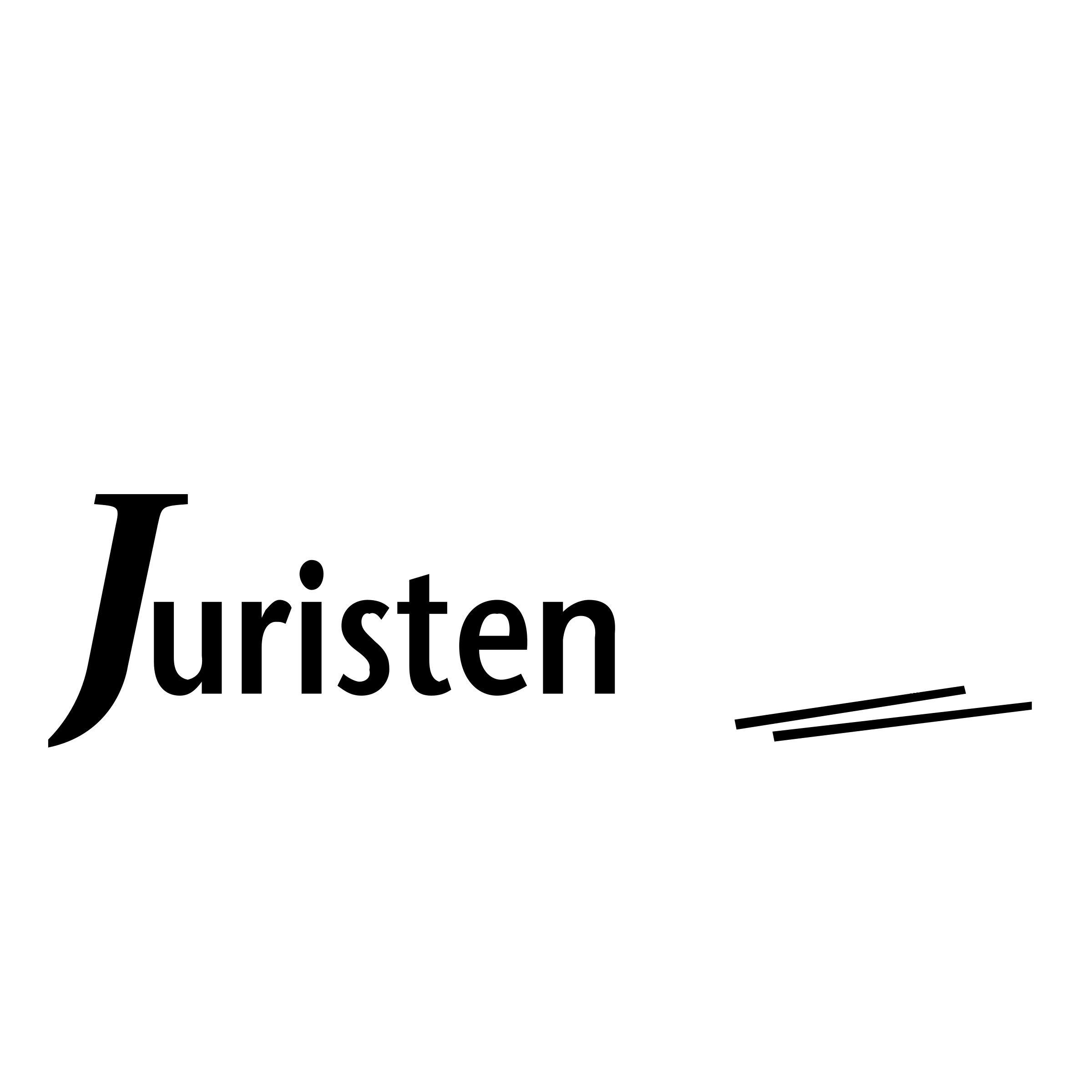 Nederlands Juristenblad Logo black and white