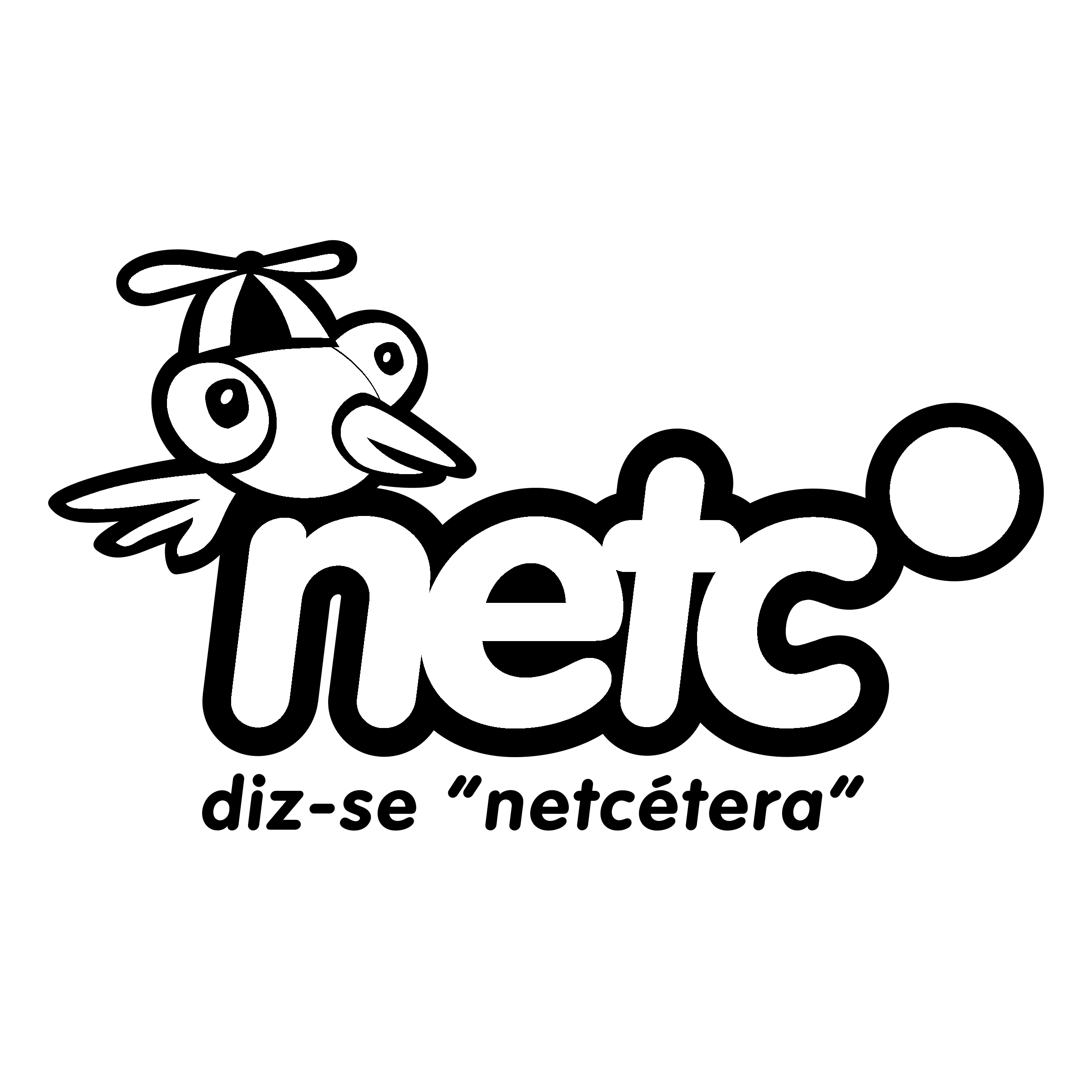 Netc Logo black and white