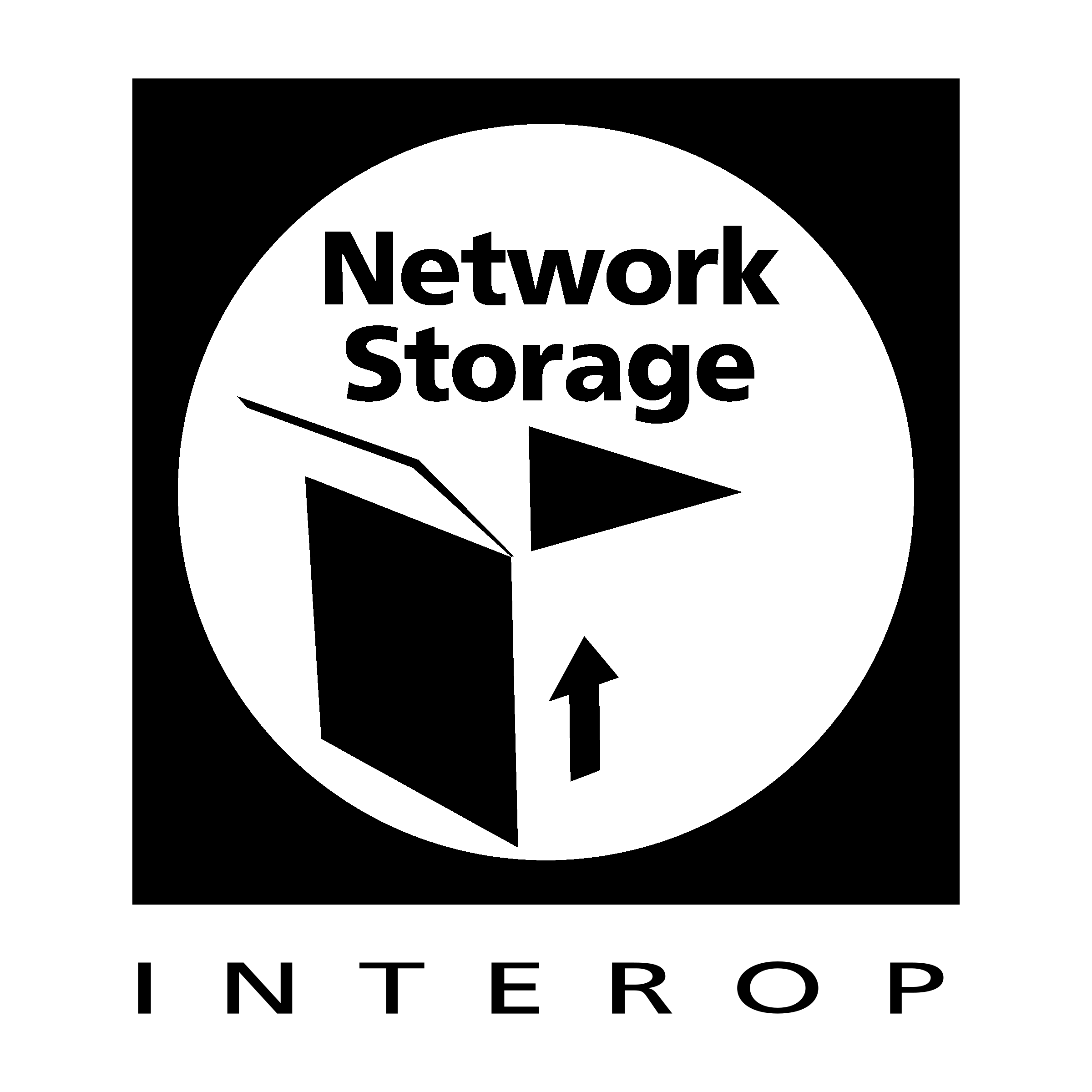 Network Storage Zone Logo black and white