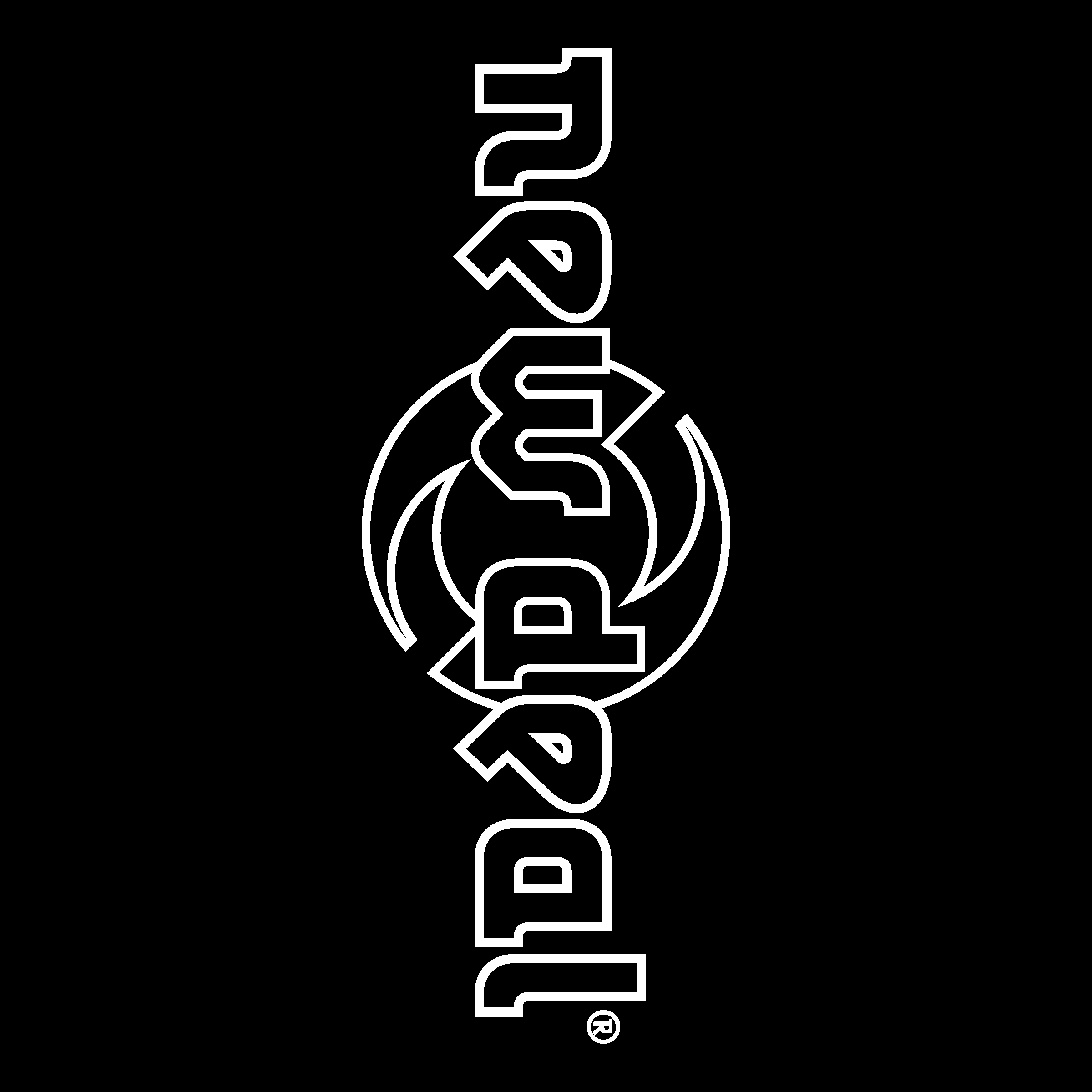 New Deal Skateboard Logo black and white