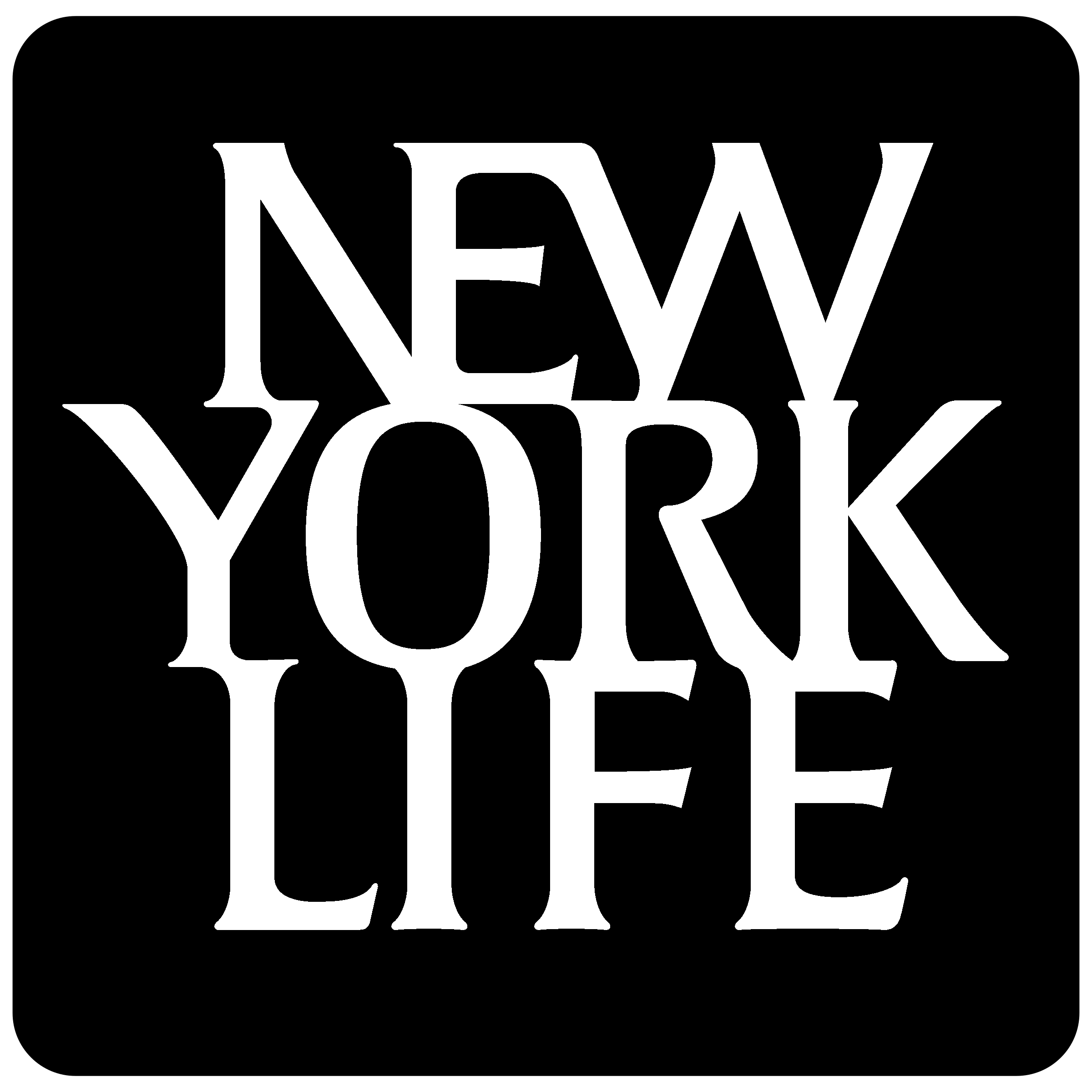 New York Life Logo black and white