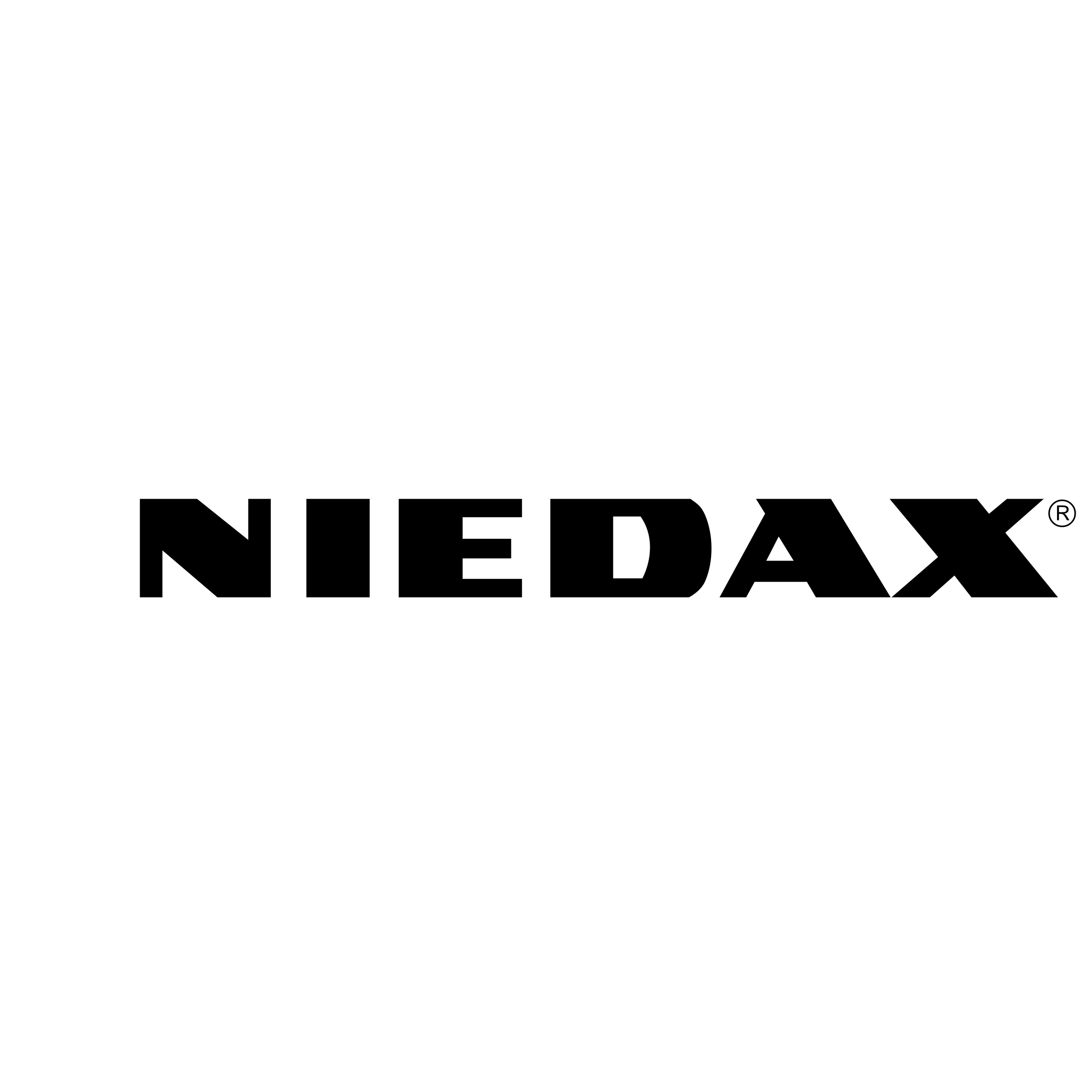 Niedax Logo black and white