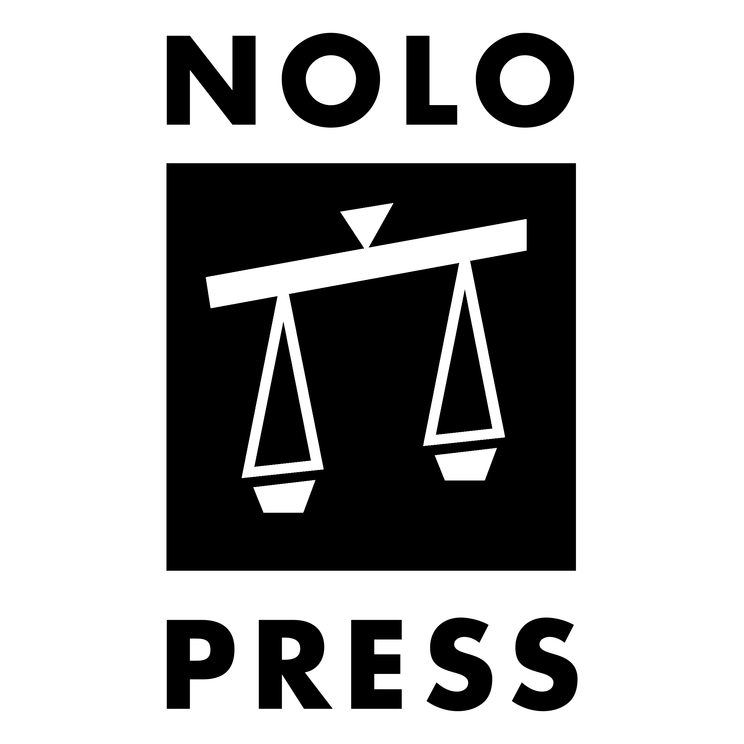 Nolo Press Logo black and white