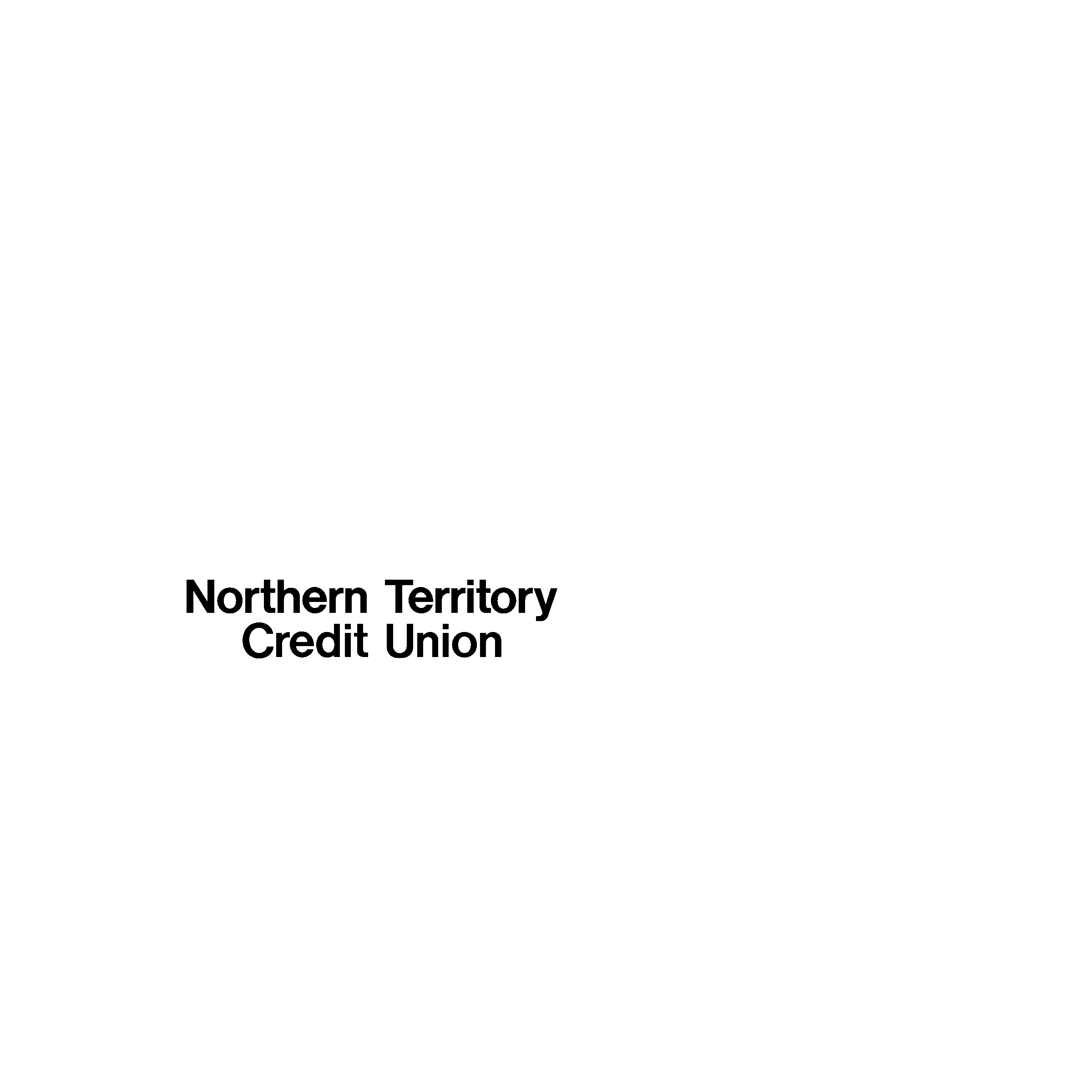 Northern Territory Credit Union Logo black and white