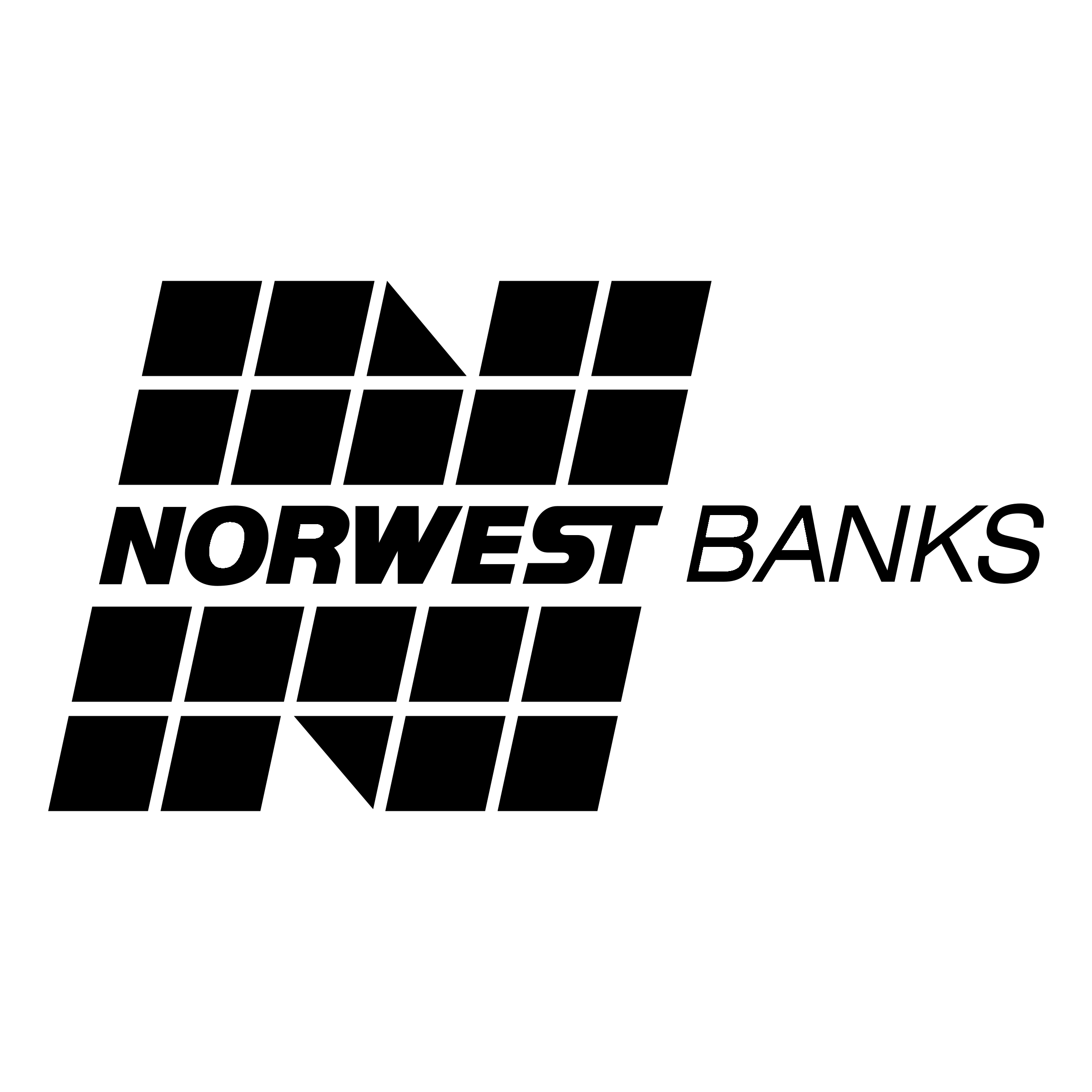 Norwest Banks Logo black and white