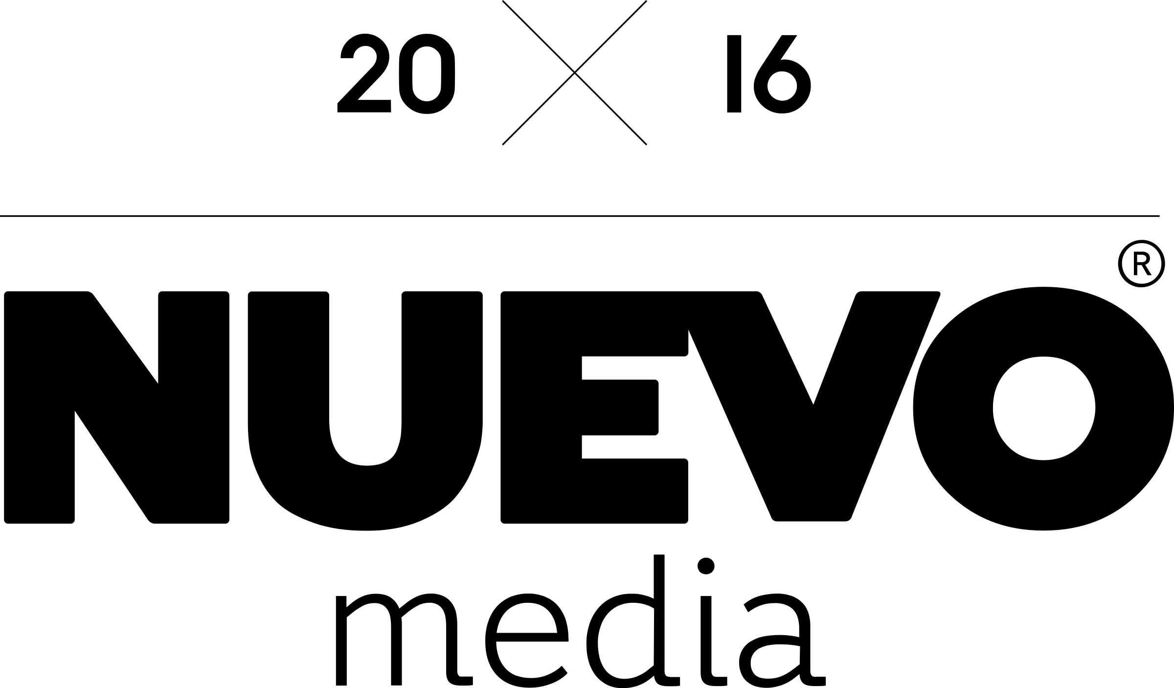 Nuevo Media Logo black and white