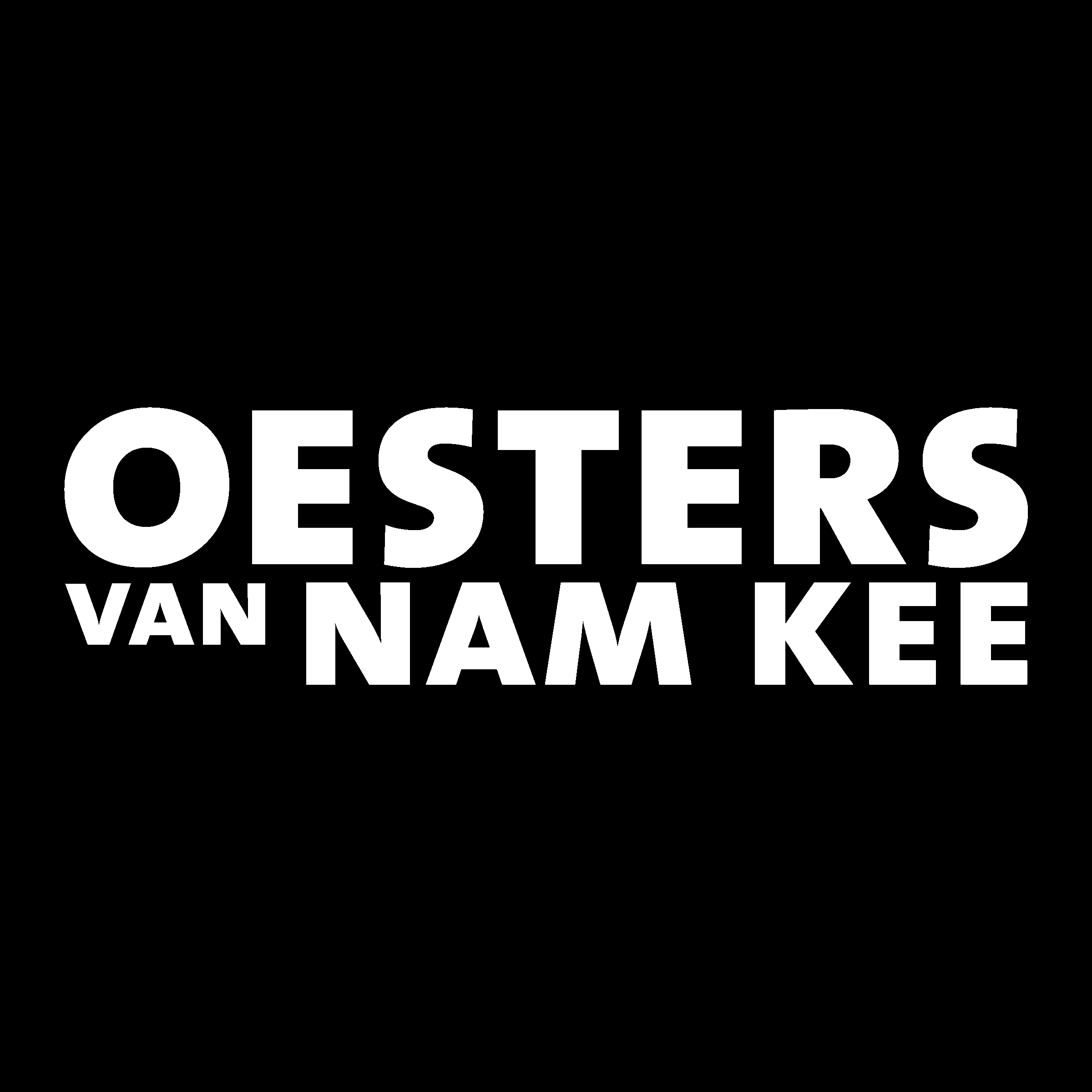 Oesters van Nam Kee Logo black and white