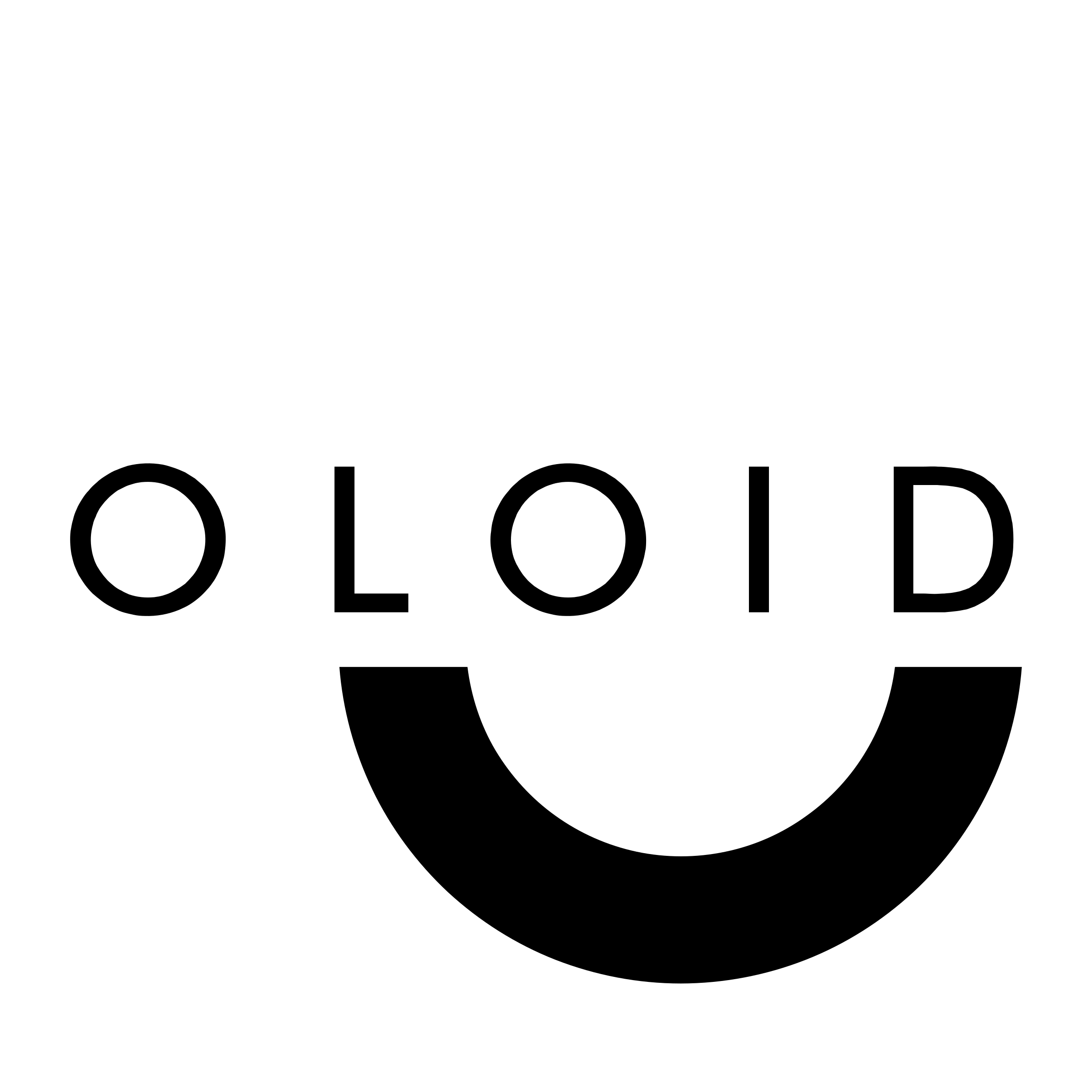 Oloid Logo black and white