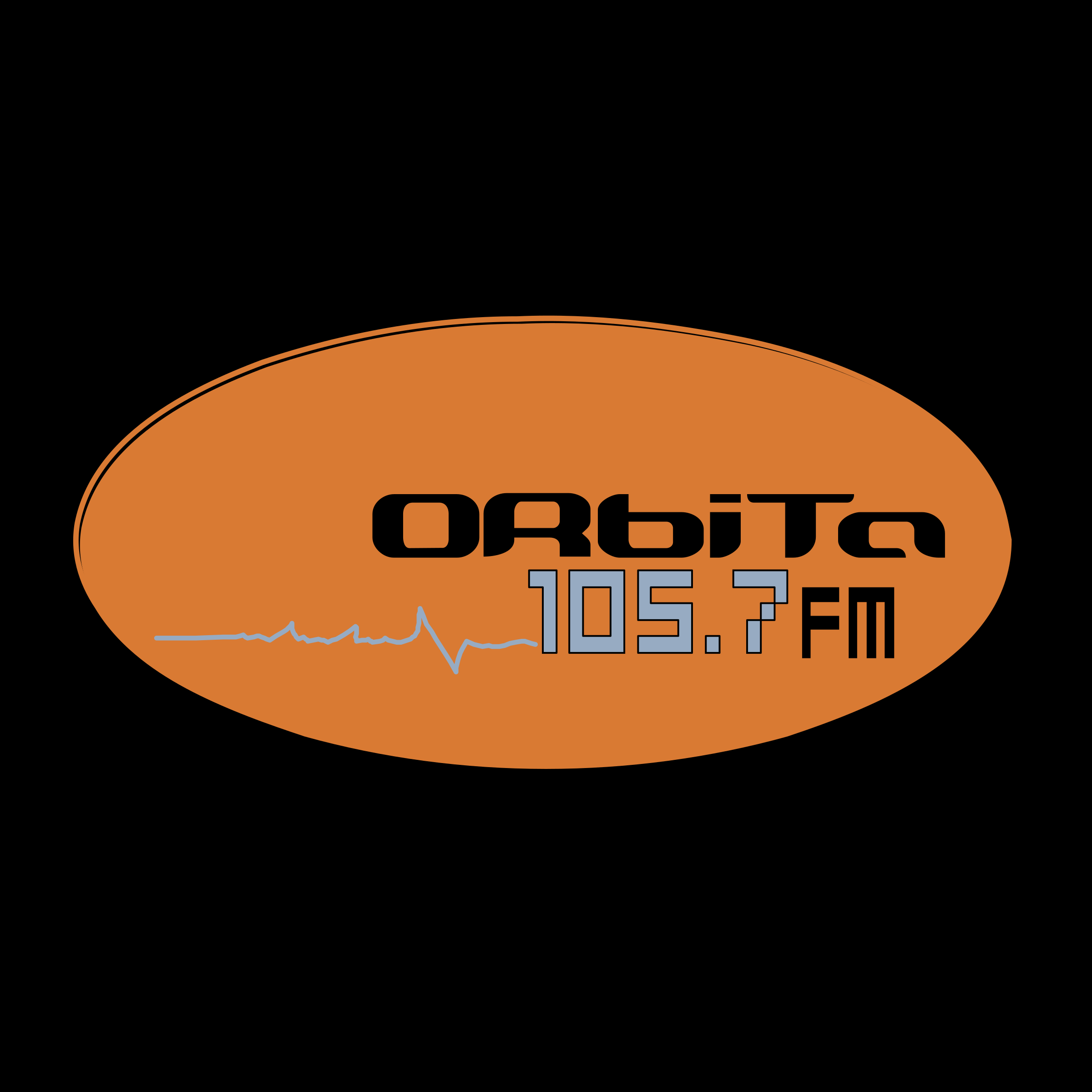 Orbita 105 7 FM Logo png transparent