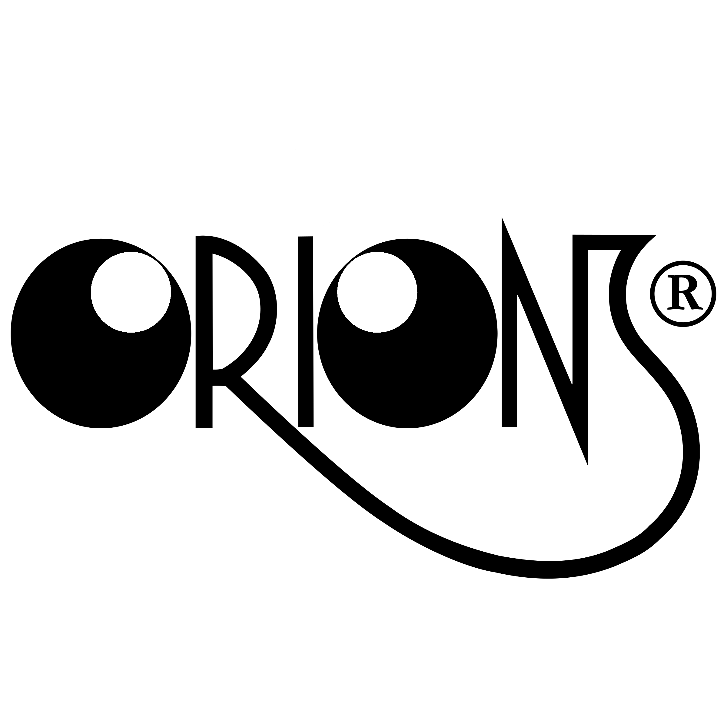 Orions Logo black and white