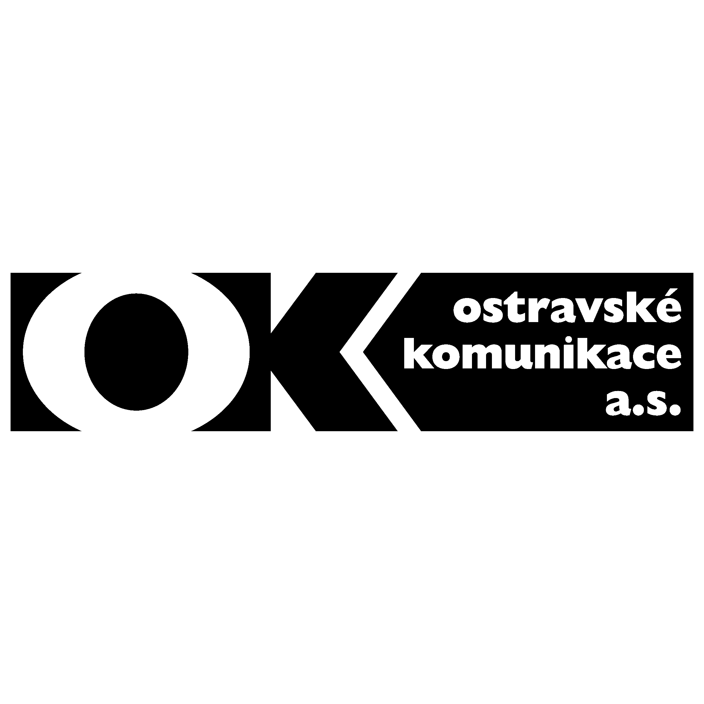 Ostravske Komunikace Logo black and white