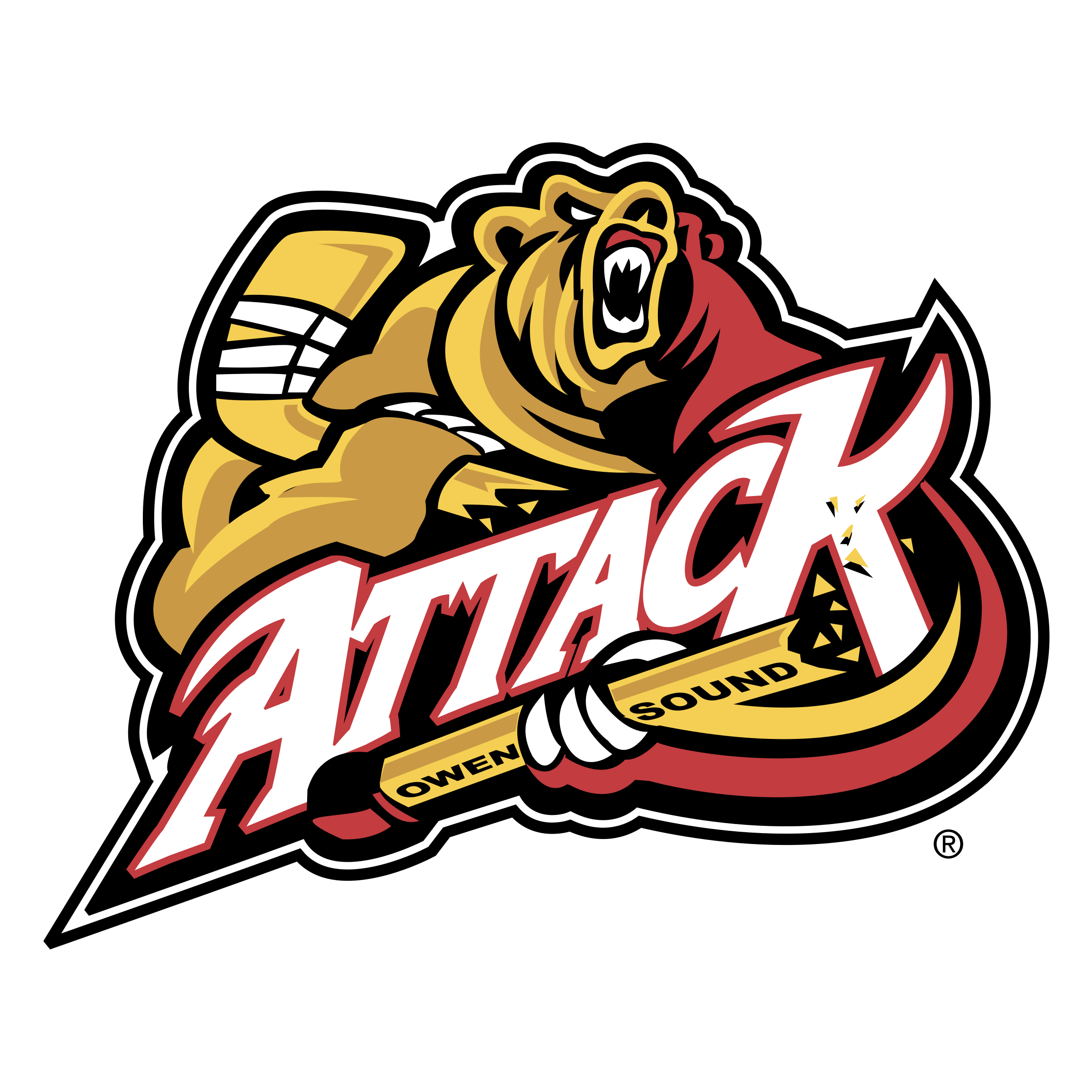 Owen Sound Attack Logo PNG Transparent & SVG Vector - Freebie Supply