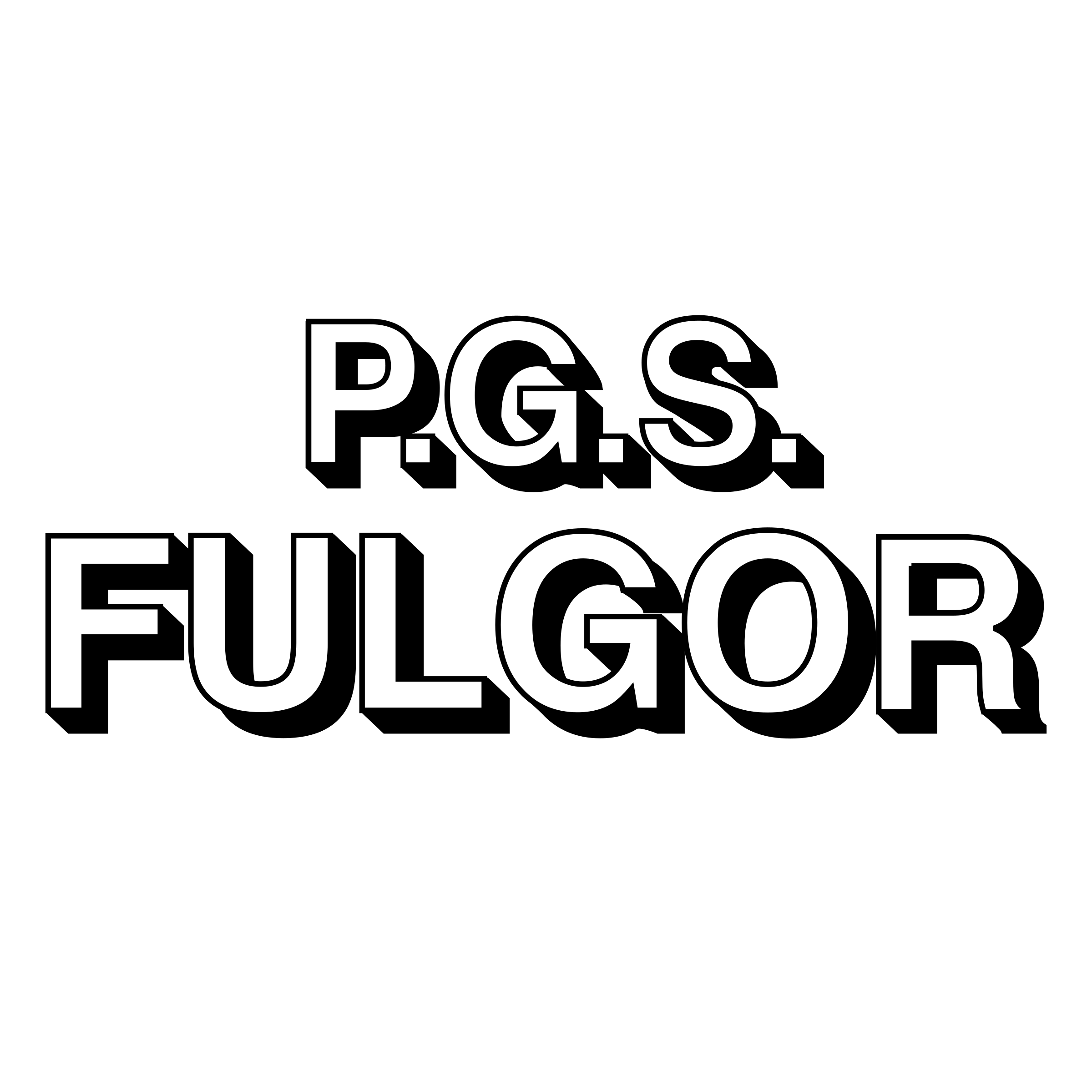 P G S Fulgor Marchio Logo png transparent