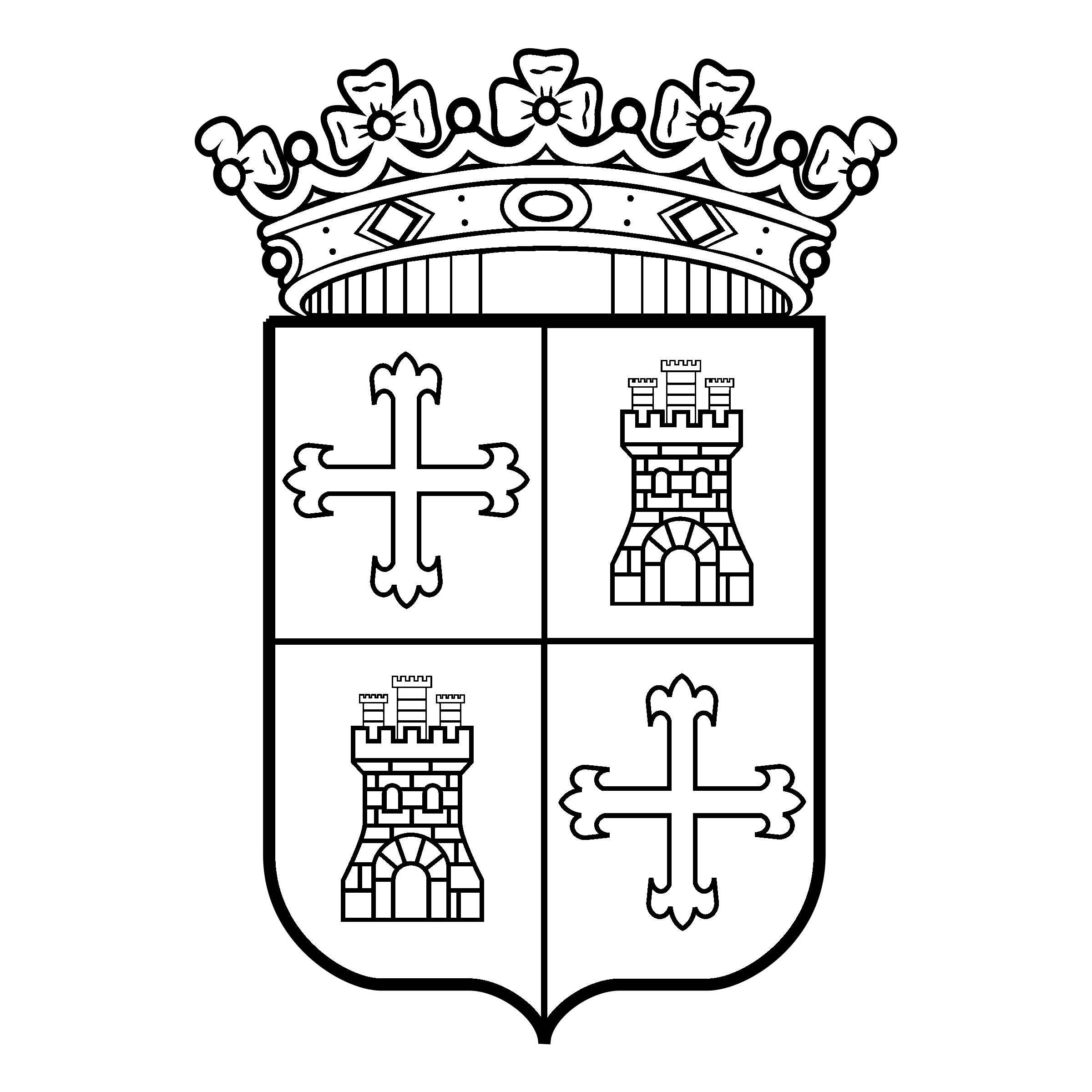 Palencia Logo black and white