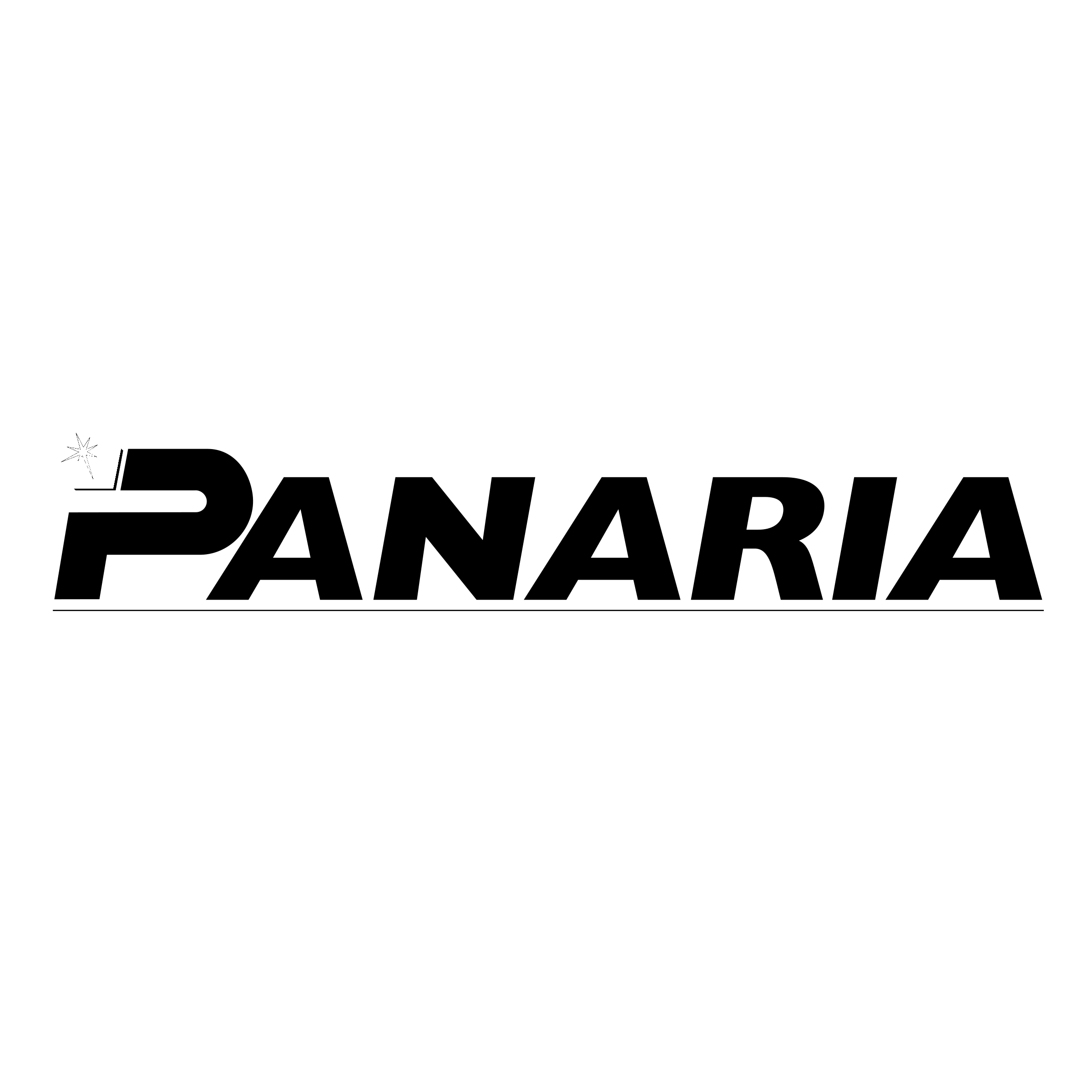 Panaria Logo black and white