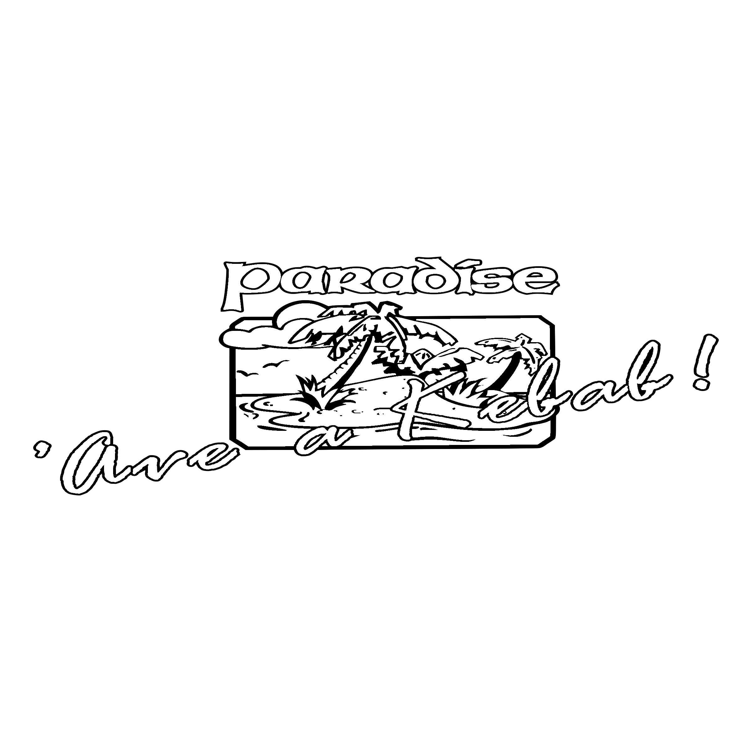 Paradise Ave a Kebab Logo PNG Transparent & SVG Vector - Freebie Supply