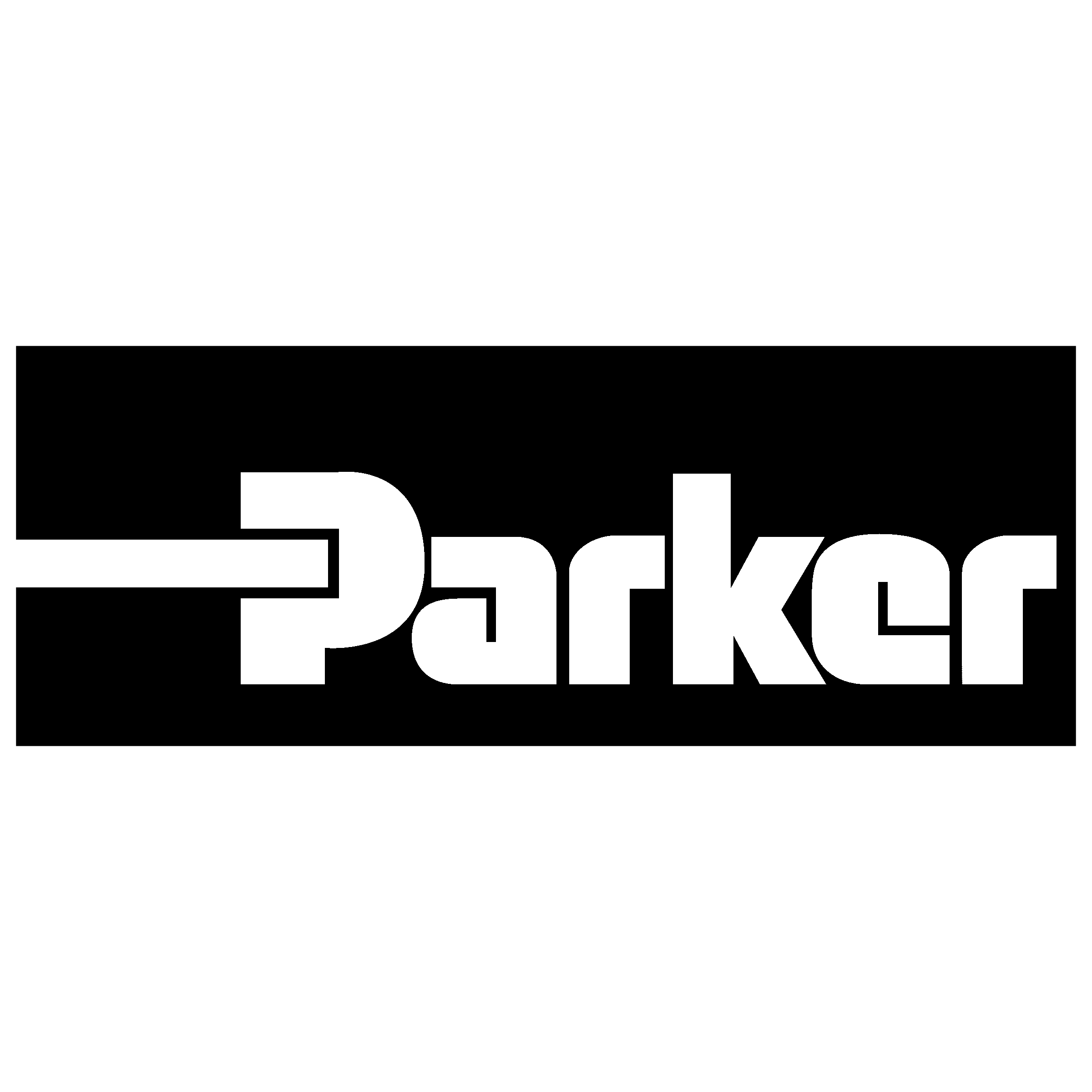 Parker Hannifin Logo black and white
