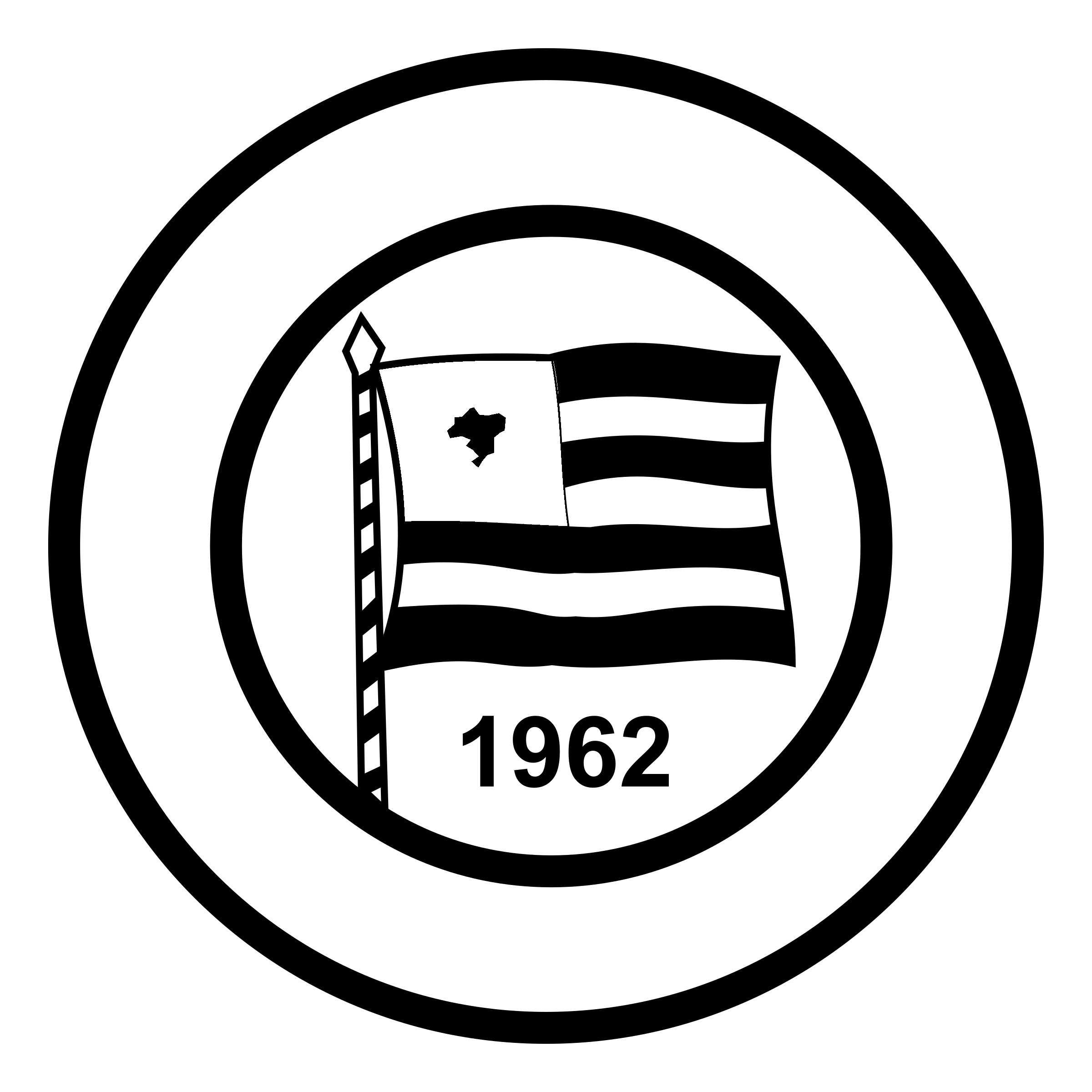 Paulista Futebol Clube de Andradina SP Logo black and white