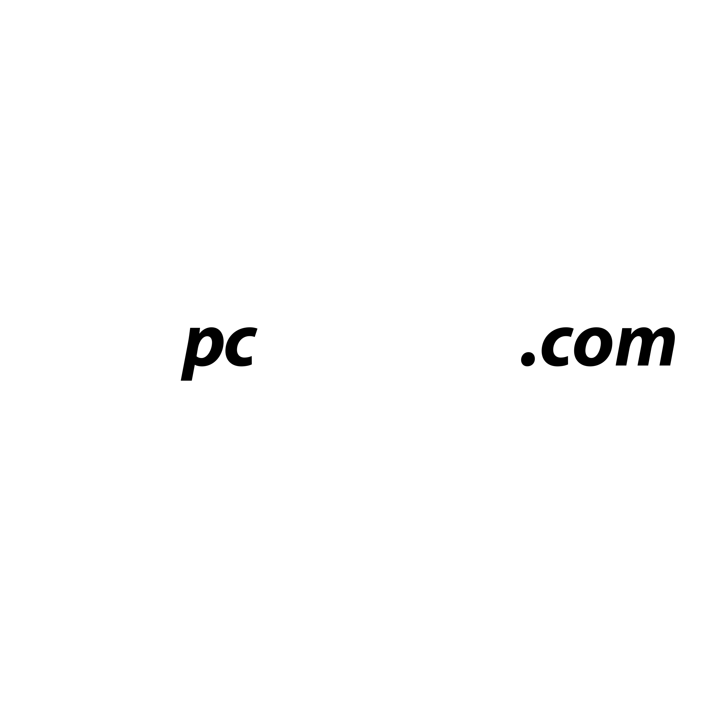 PCsupport com Logo black and white
