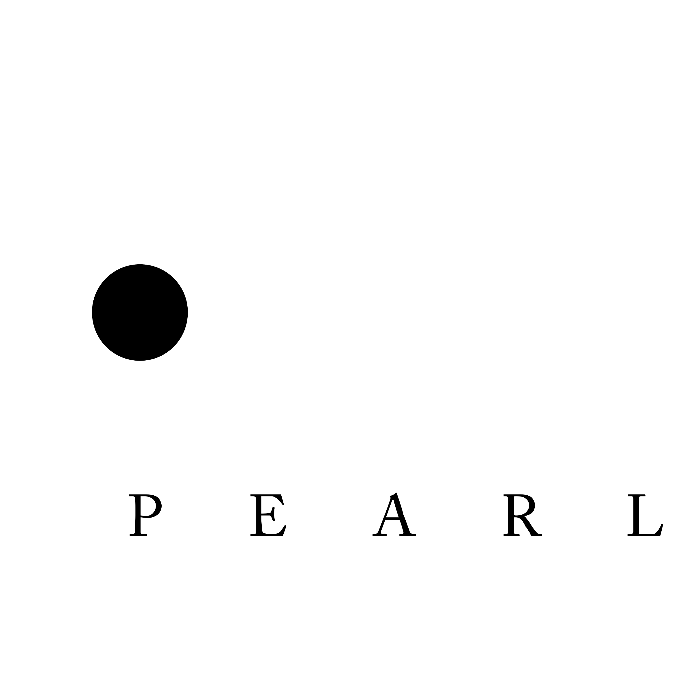 PEARL Logo black and white