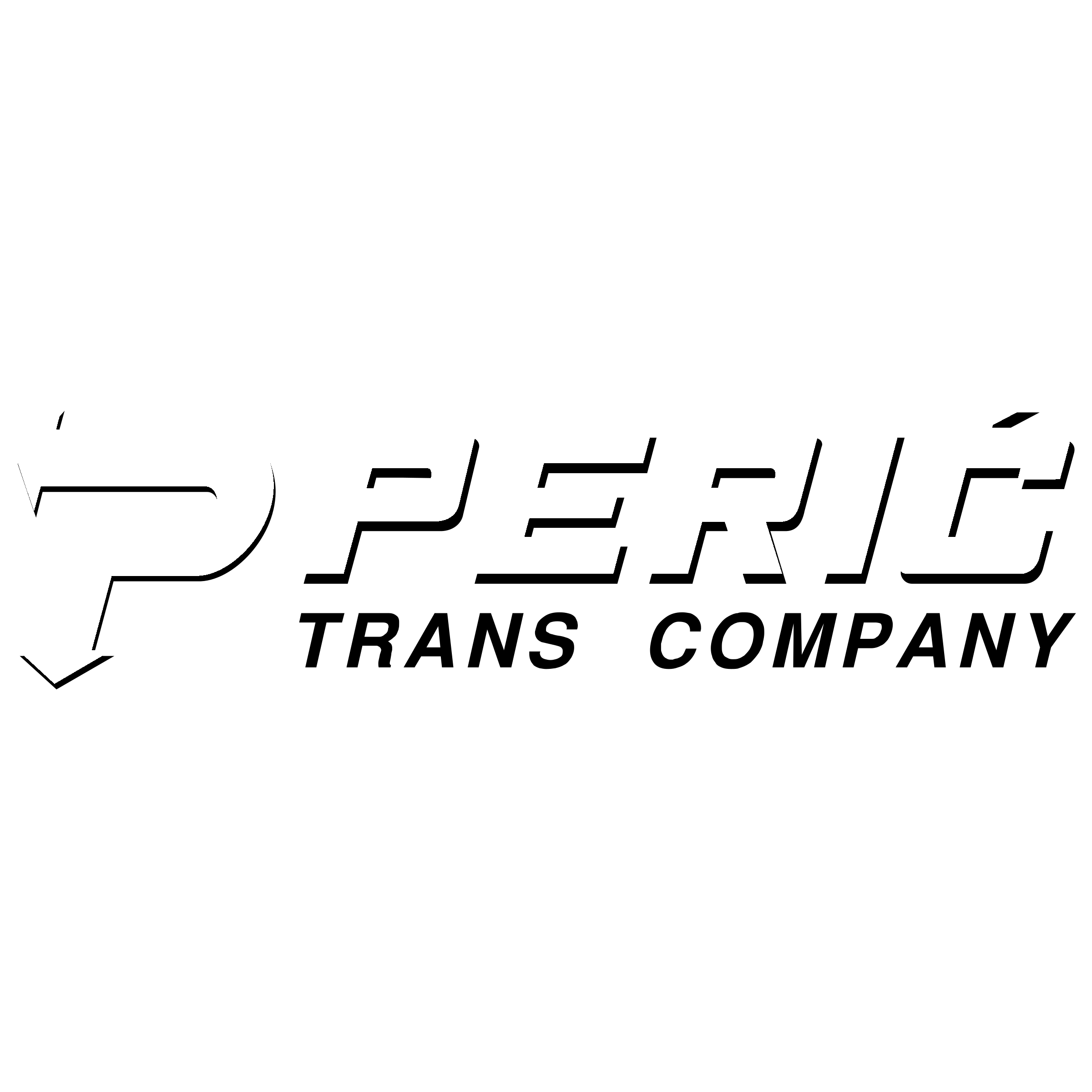 Peric Logo black and white