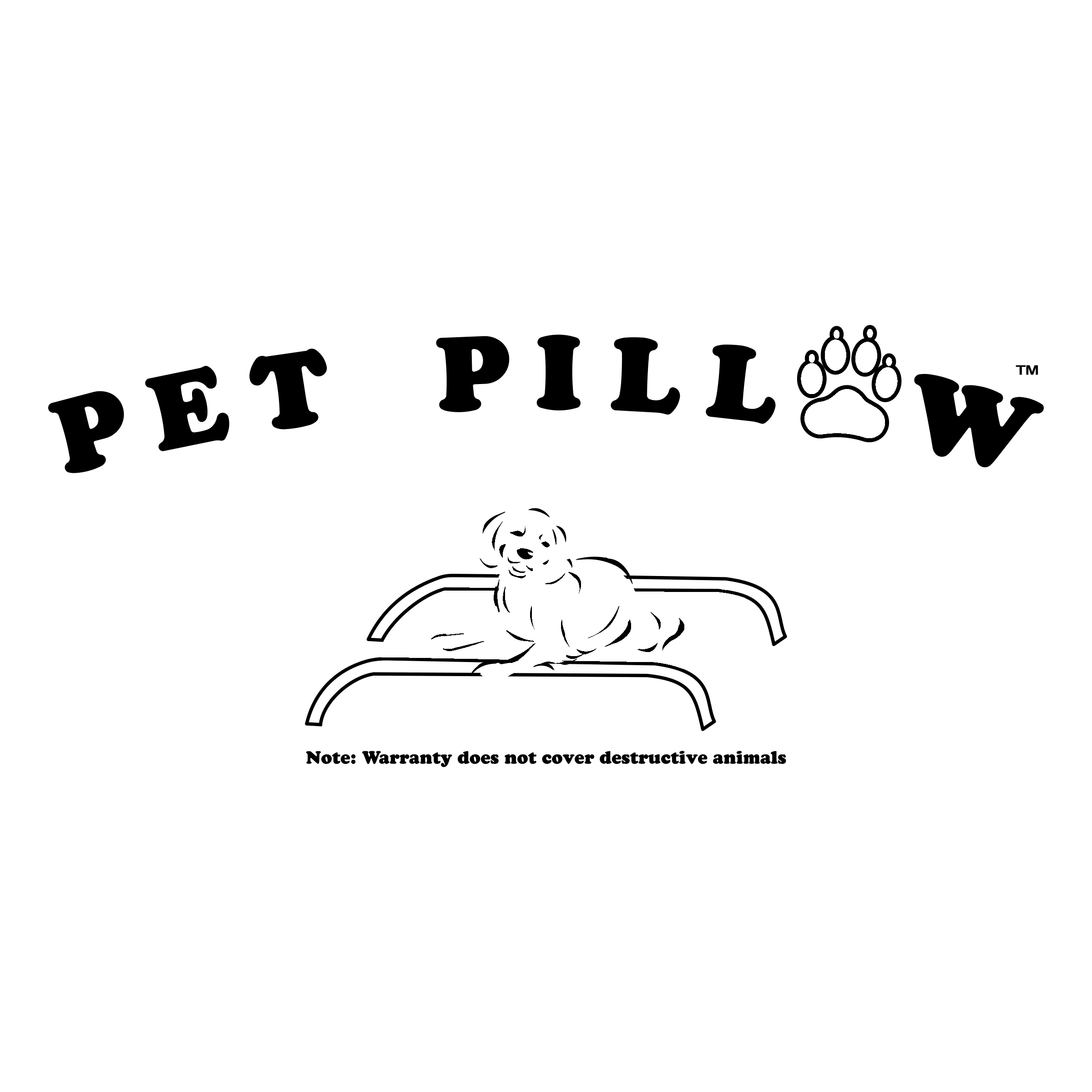 Pet Pillow Logo PNG Transparent & SVG Vector Freebie Supply