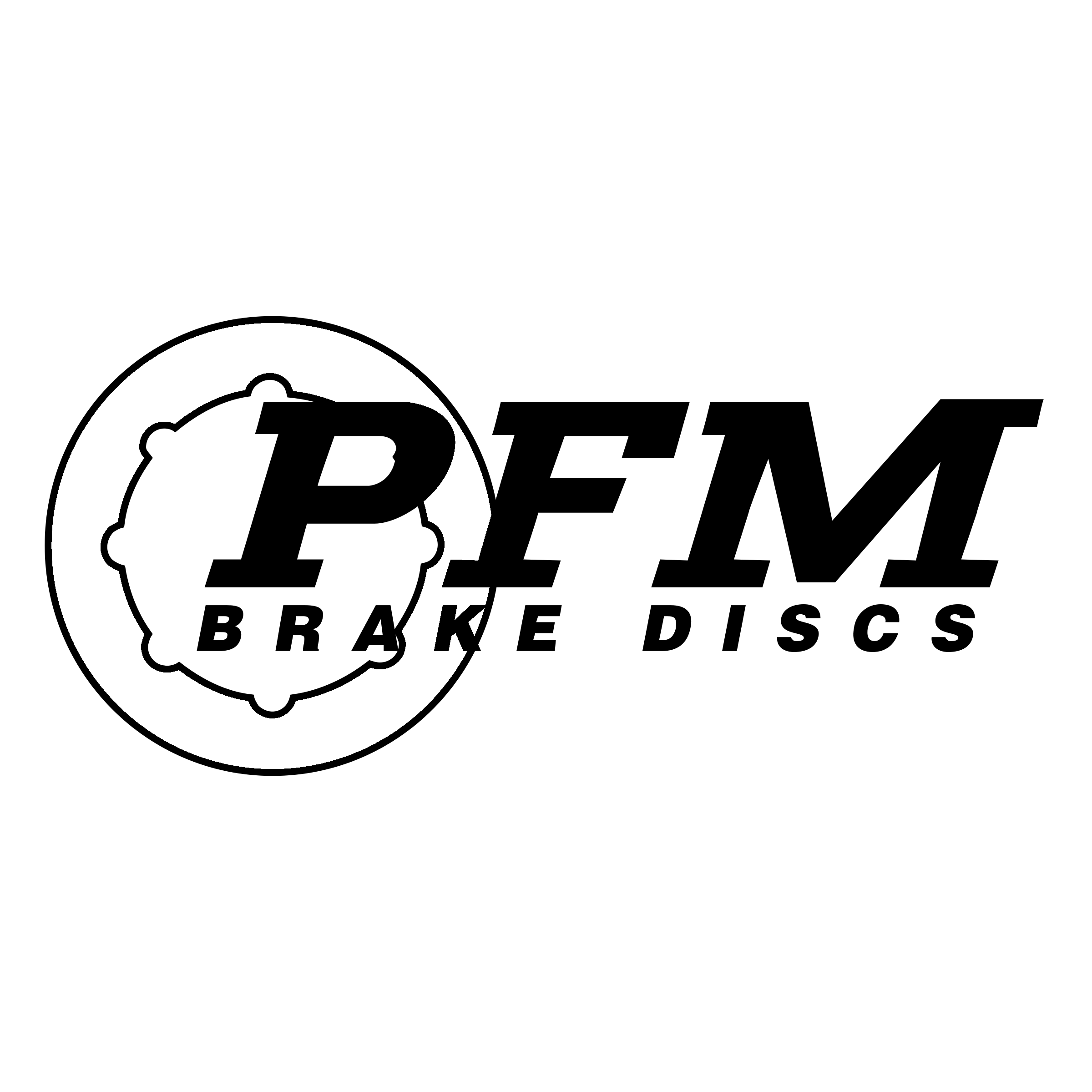 PFM Logo black and white