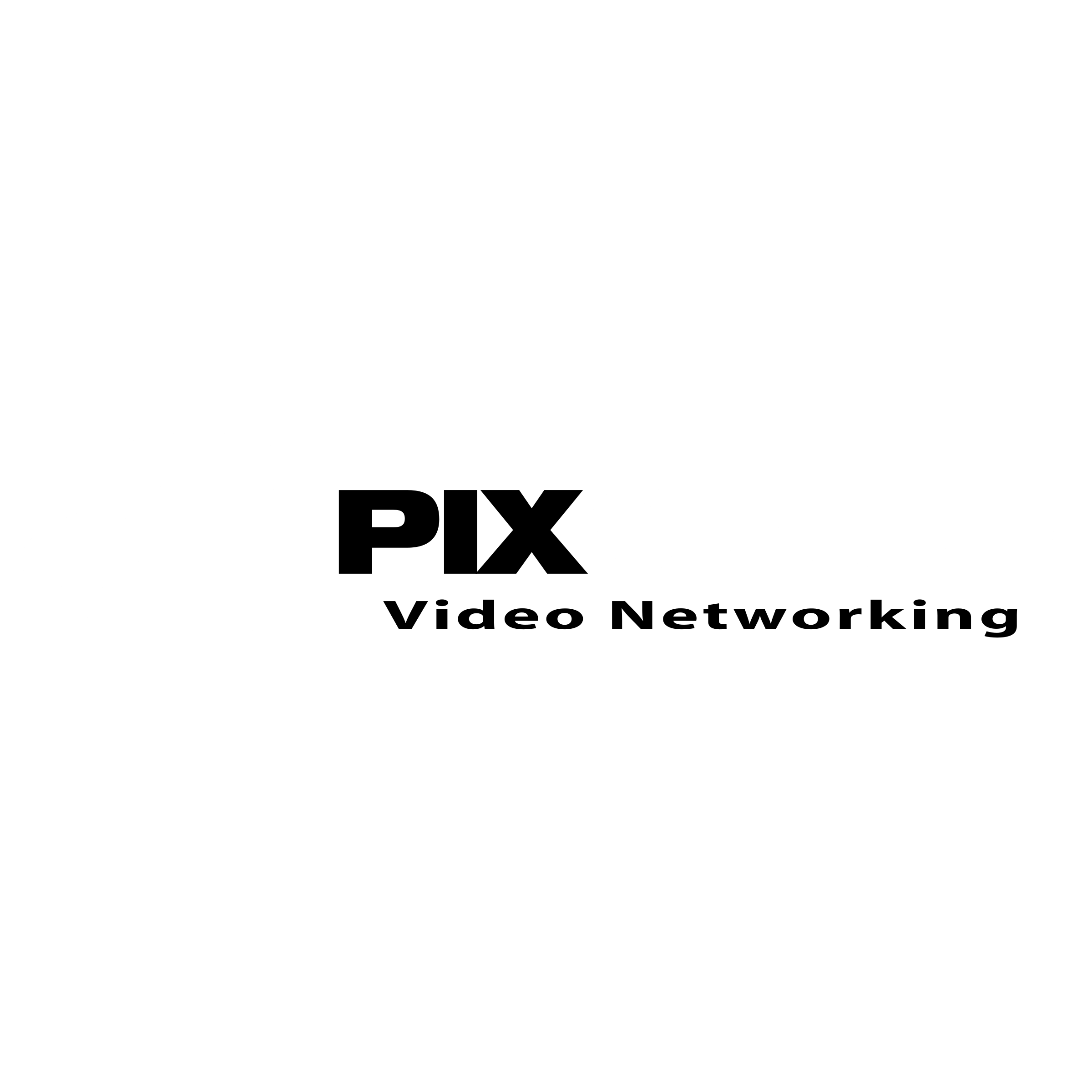PIXStream Logo black and white