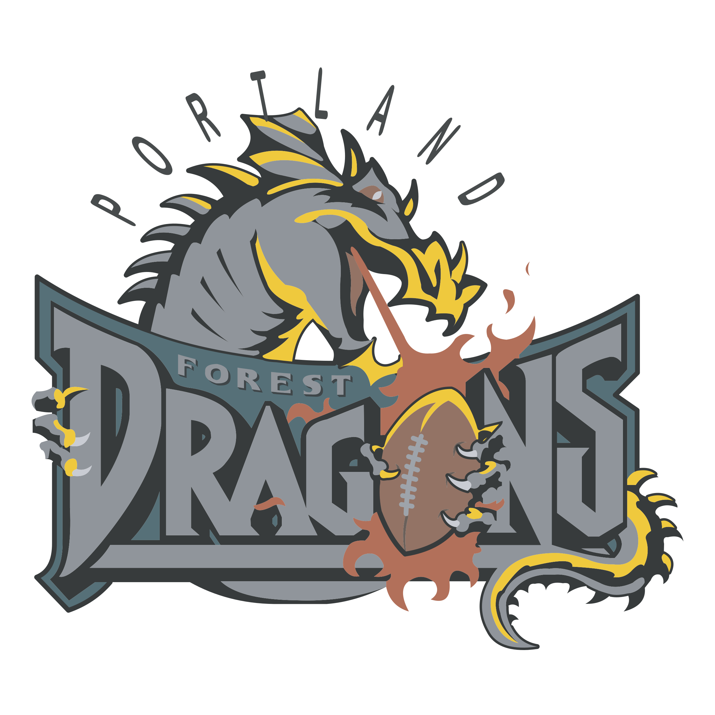 Portland Forest Dragons Logo png transparent