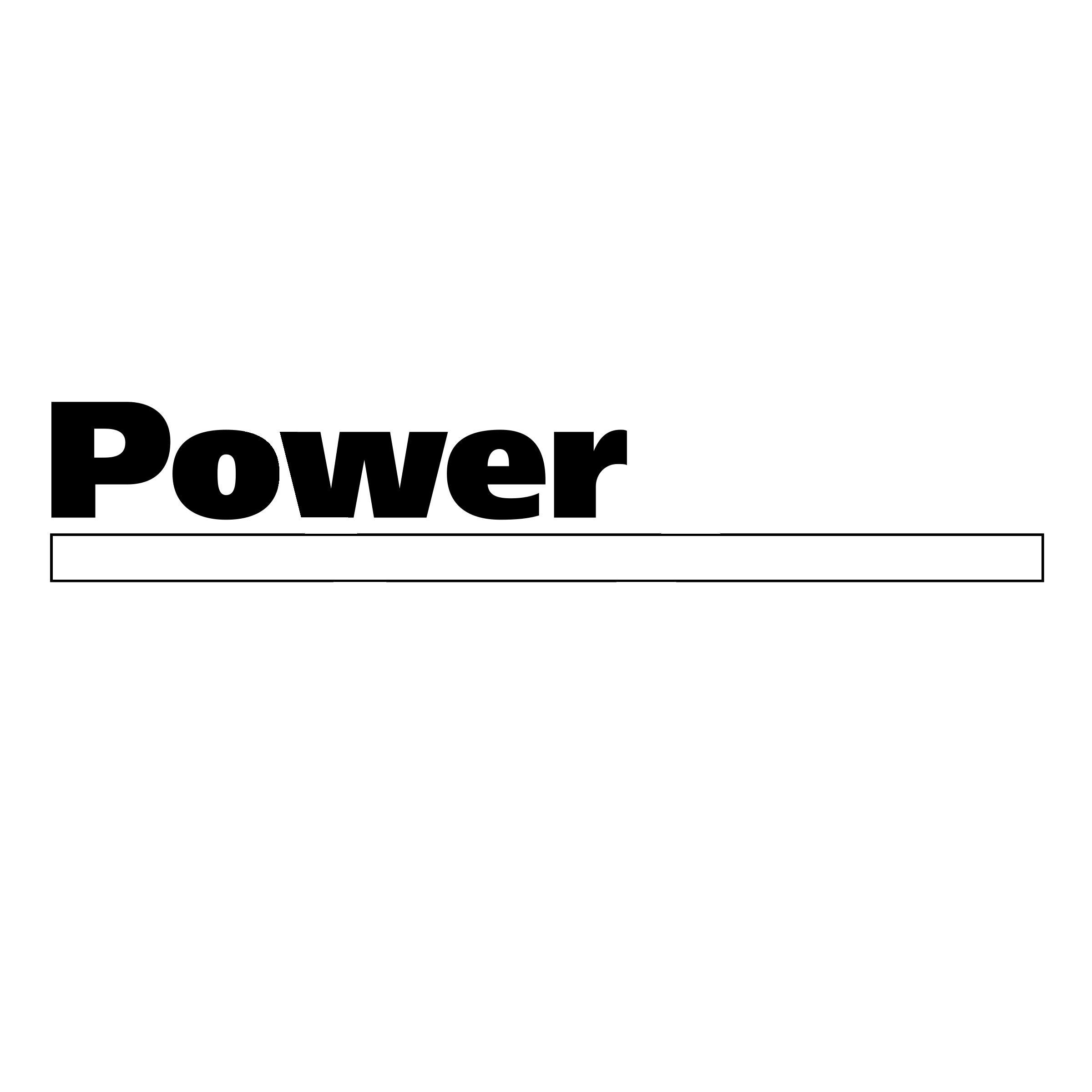 PowerFuse Logo black and white