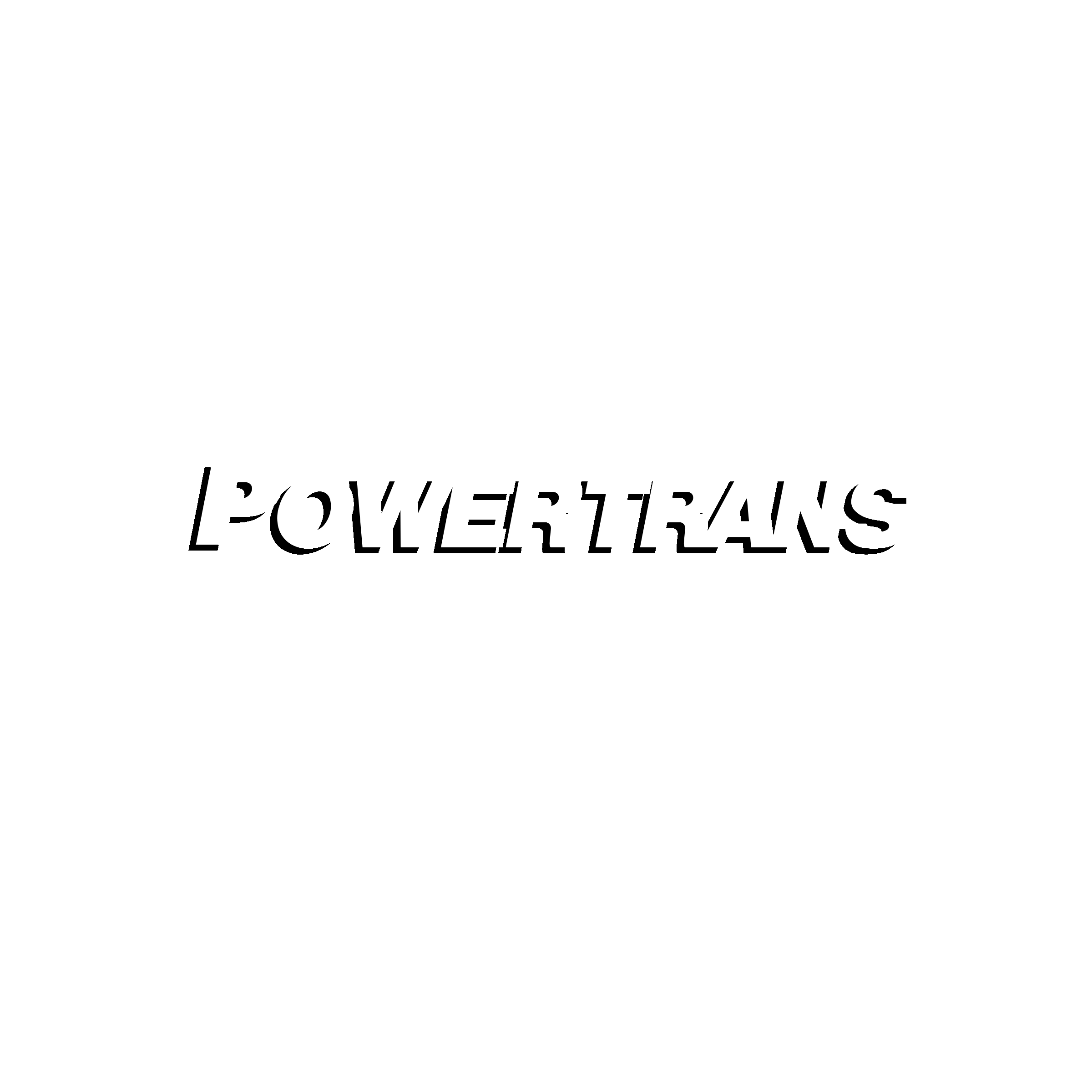 Powertrans Logo black and white