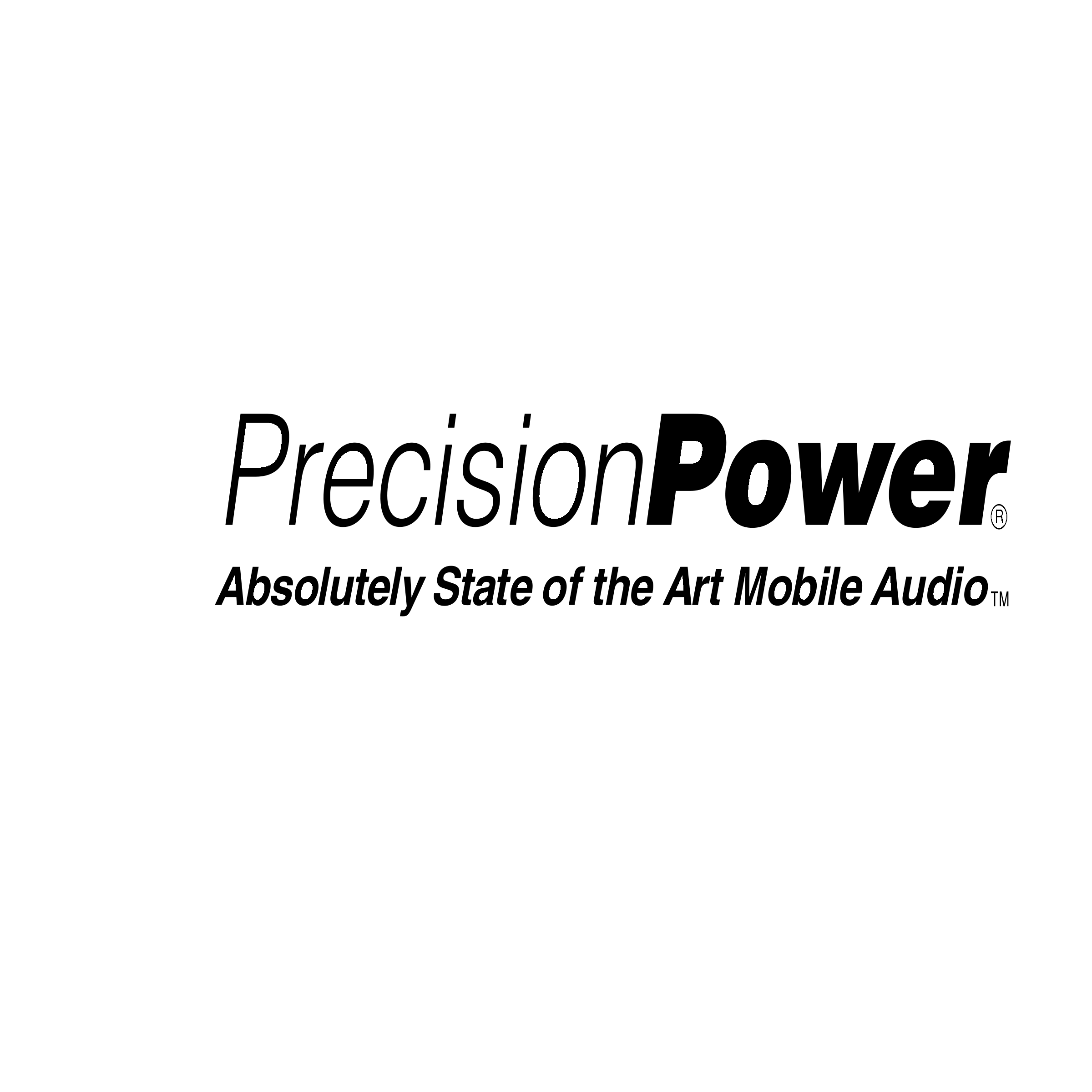 Precision Power Logo black and white