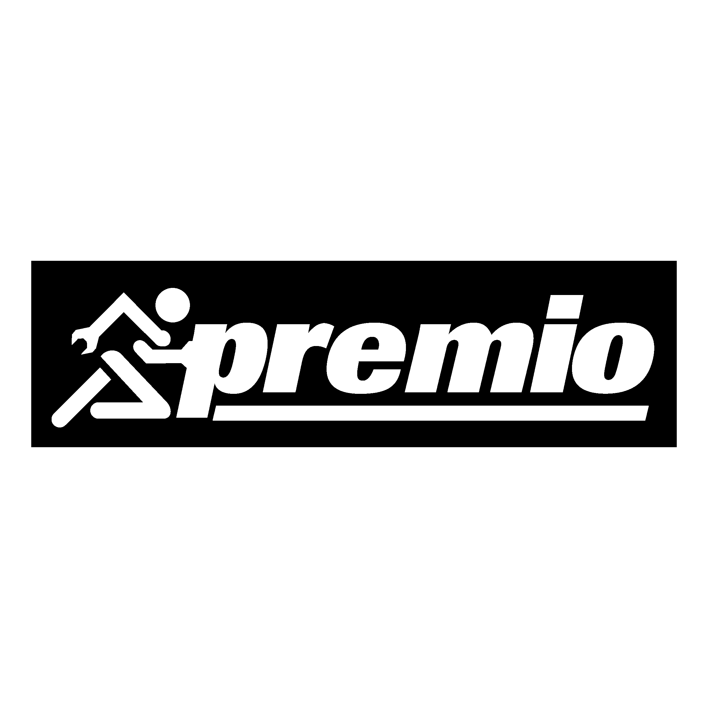 Premio Logo black and white