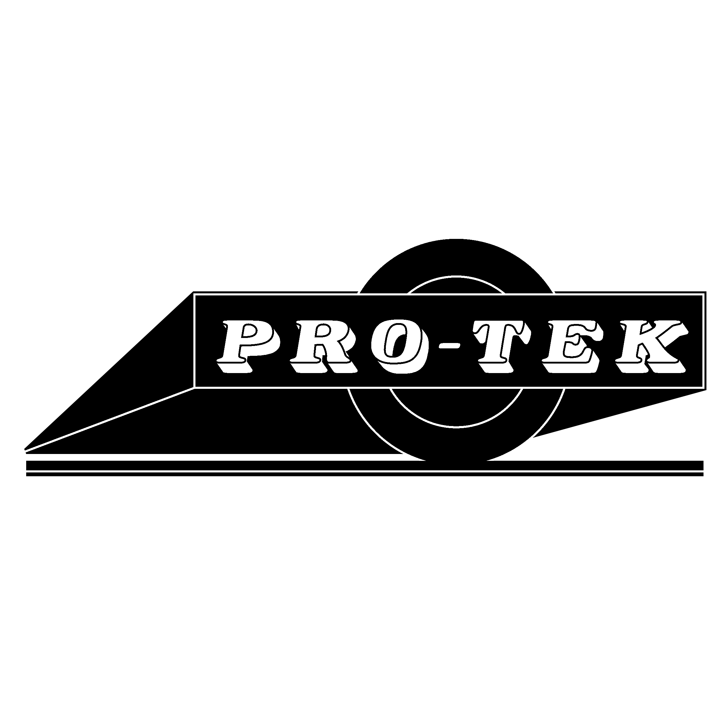 Pro Tek Logo black and white