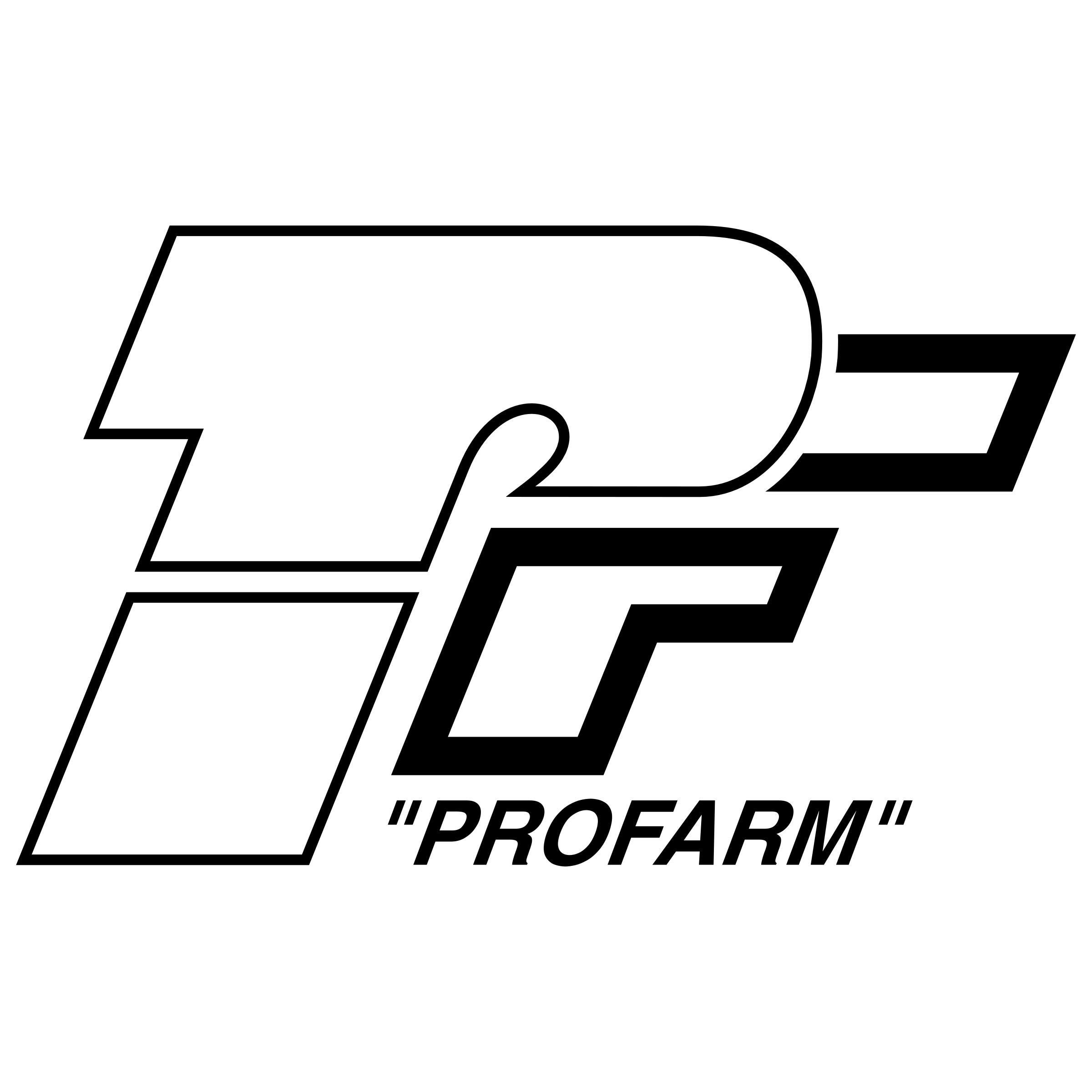Profarm Logo black and white