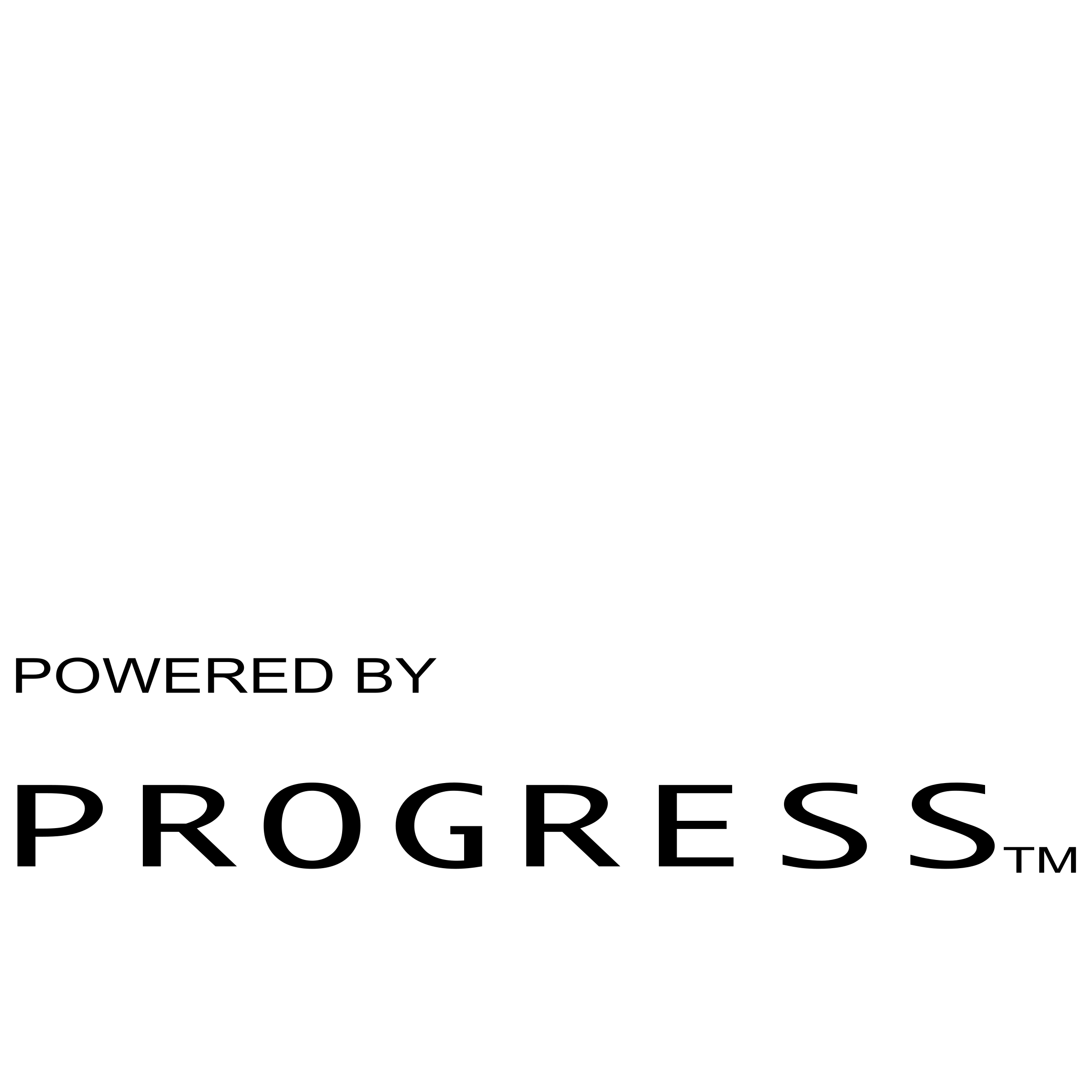 Progress Logo black and white
