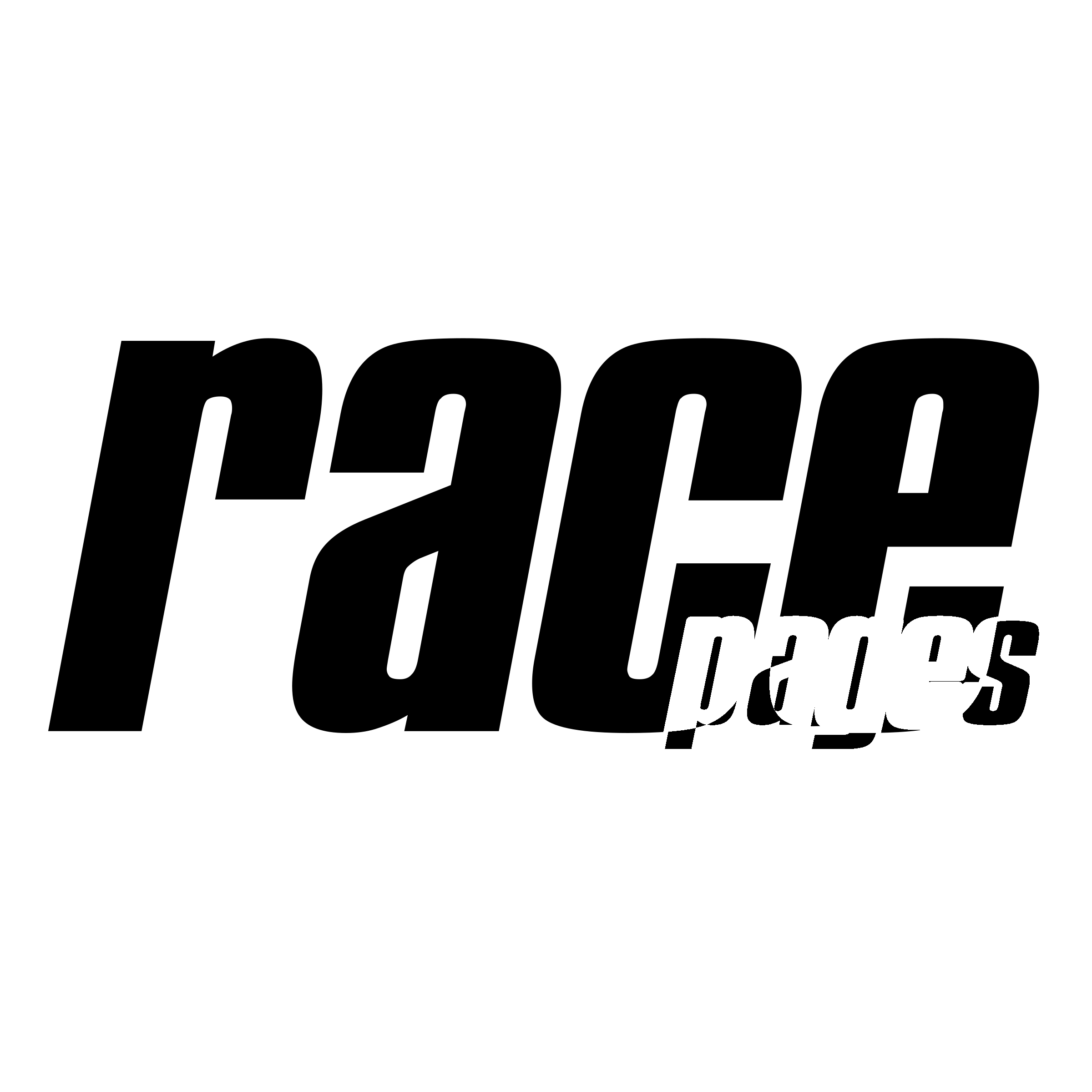 Race Pages Logo black and white