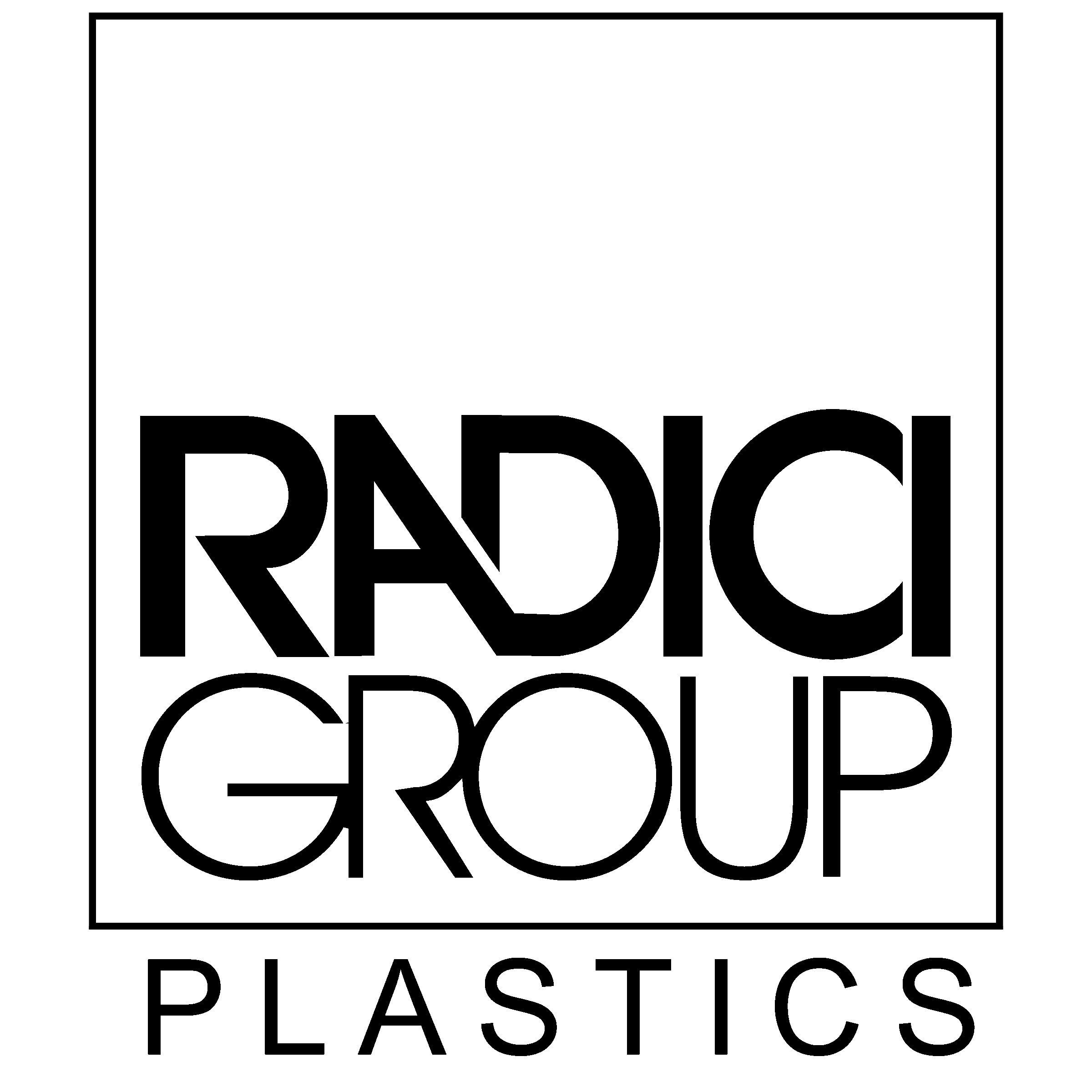 Radia Group Logo black and white