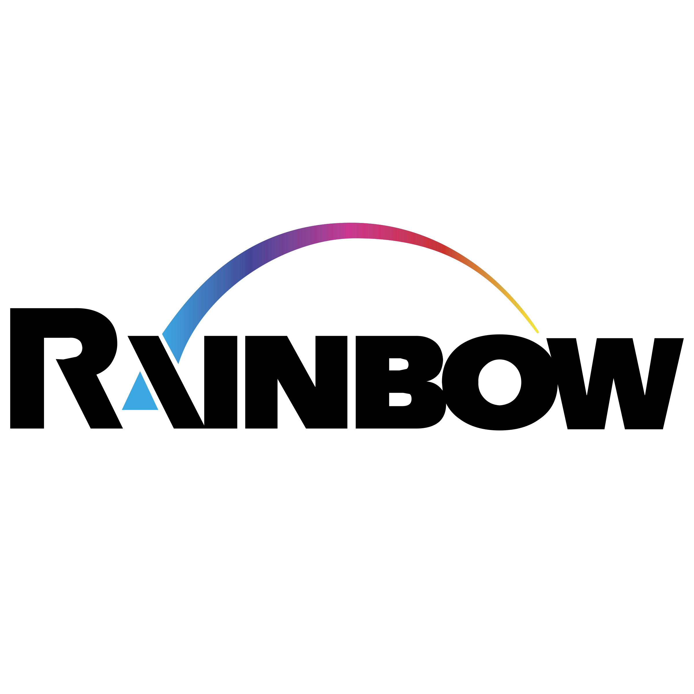 Rainbow Logo PNG Transparent SVG Vector Freebie Supply