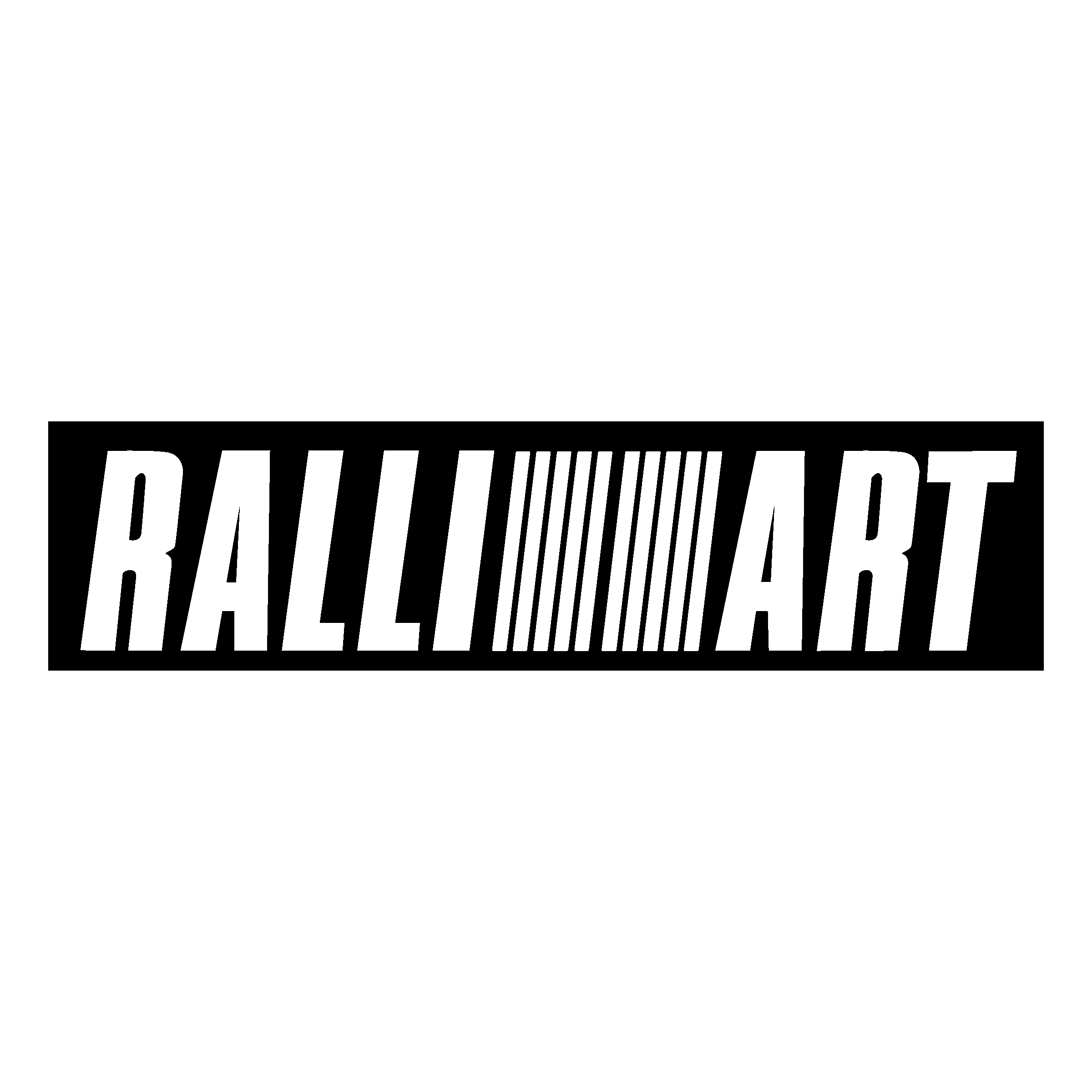 Ralliart Logo black and white