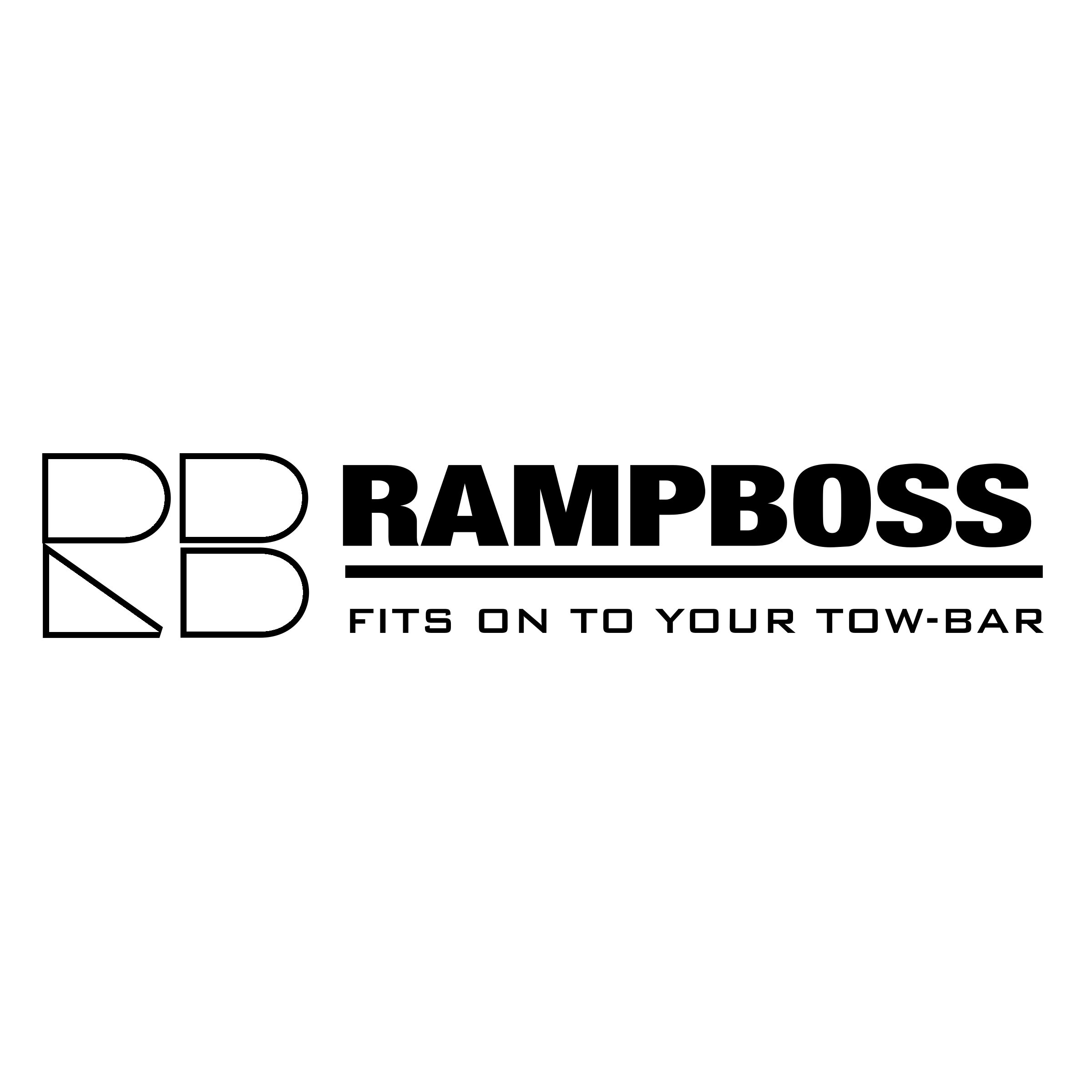 Rampboss Logo black and white